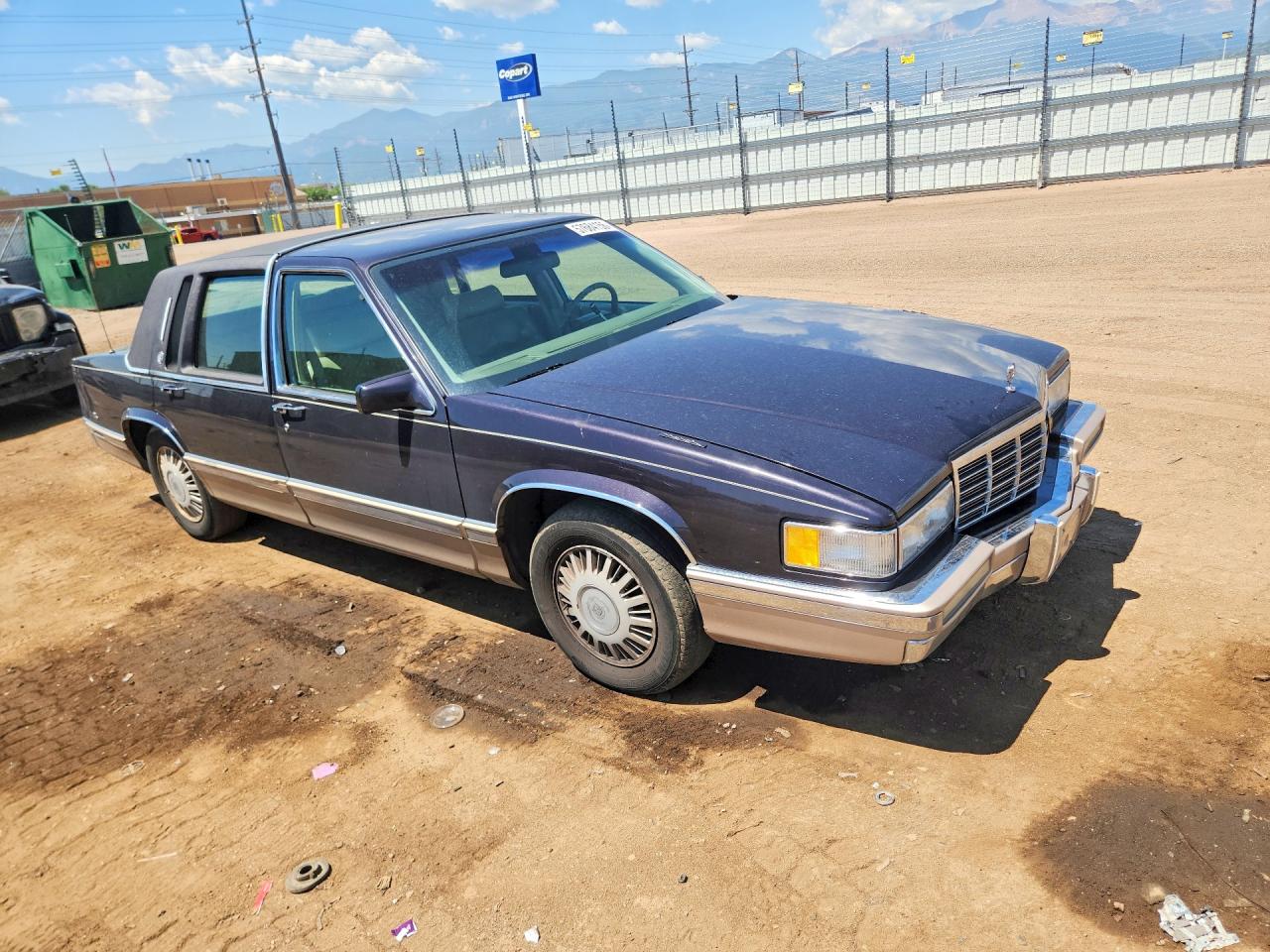 1992 Cadillac Deville Black vin: 1G6CD53B9N4226973
