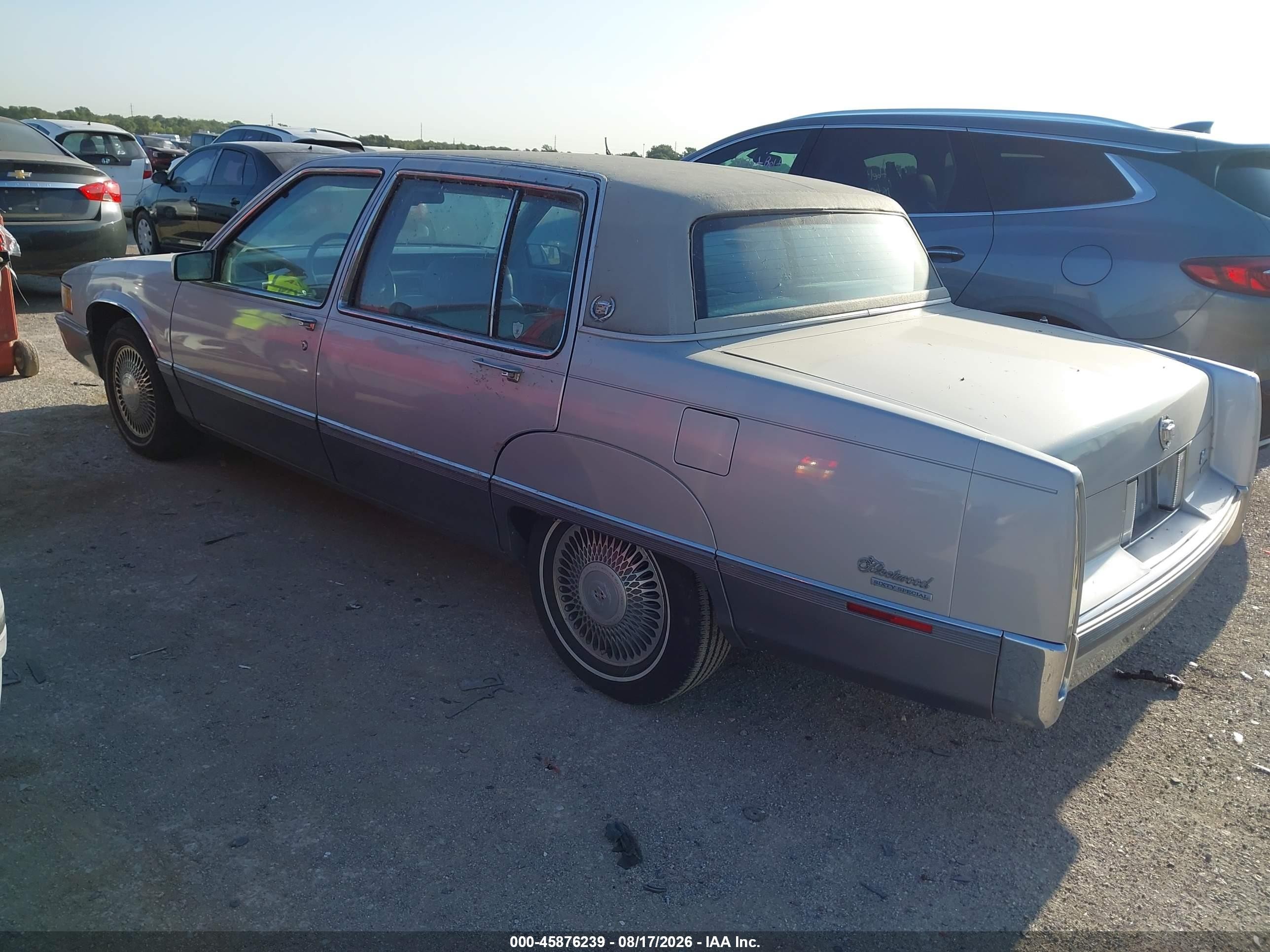 1990 Cadillac Fleetwood 60 Special Silver vin: 1G6CS5336L4280730
