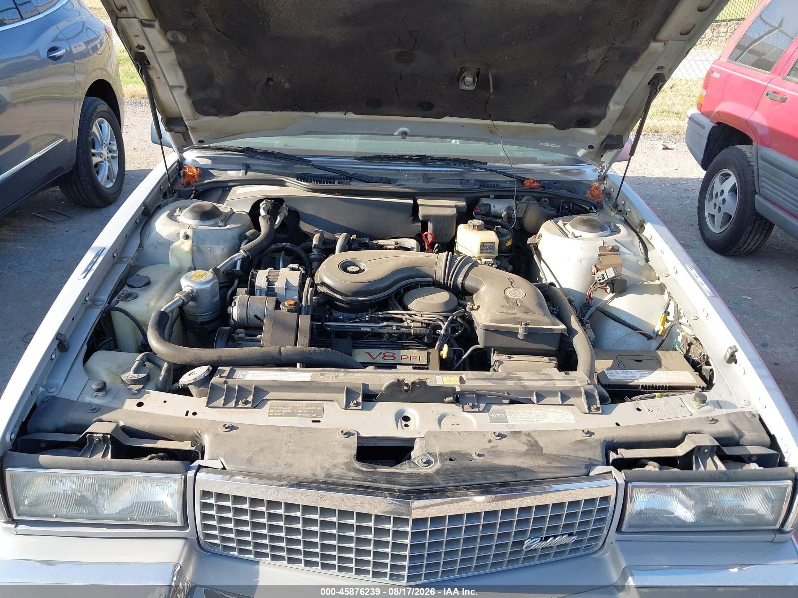 1990 Cadillac Fleetwood 60 Special Silver vin: 1G6CS5336L4280730