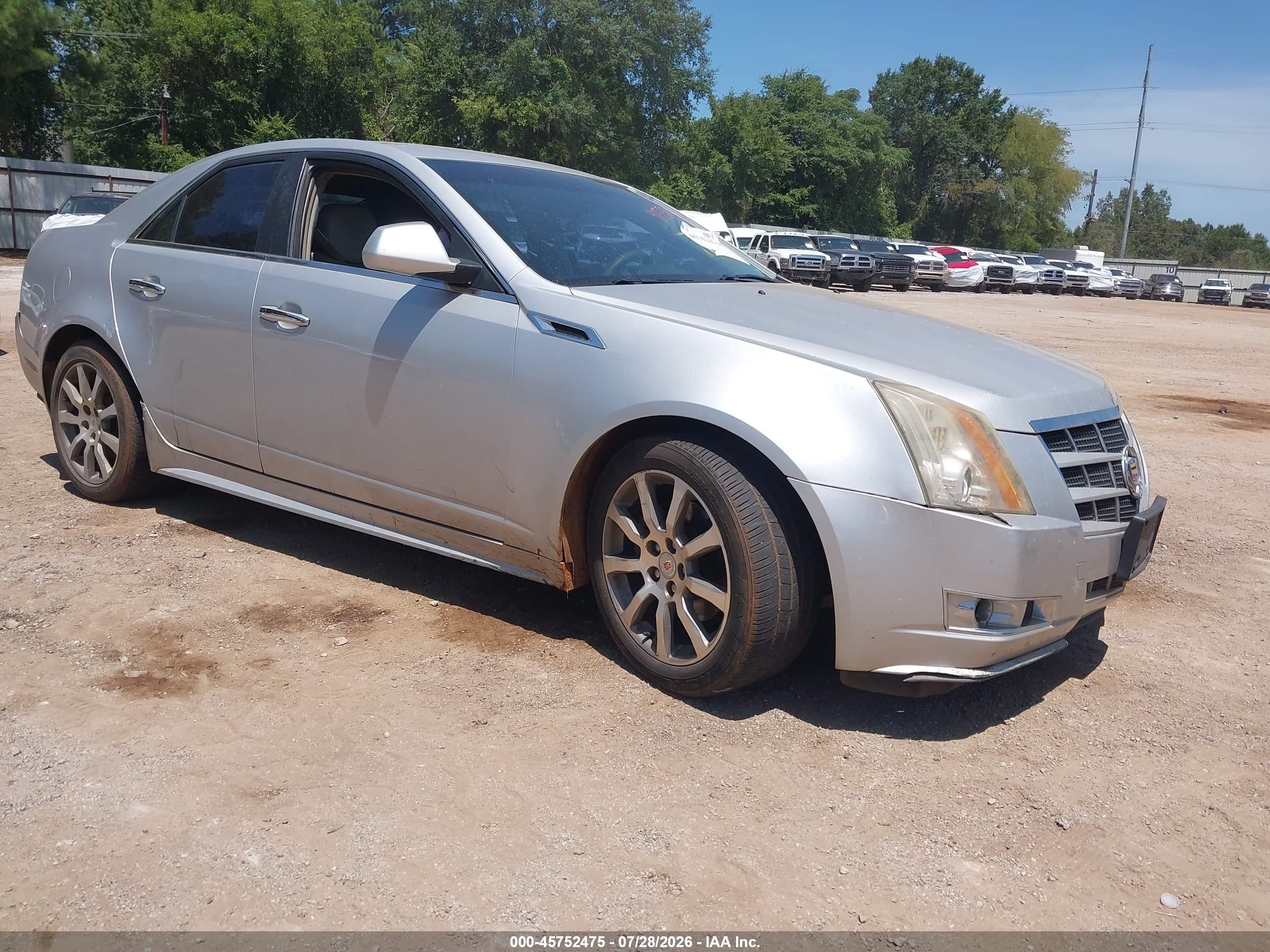 2011 Cadillac Cts Standard Silver vin: 1G6D25ED7B0100820