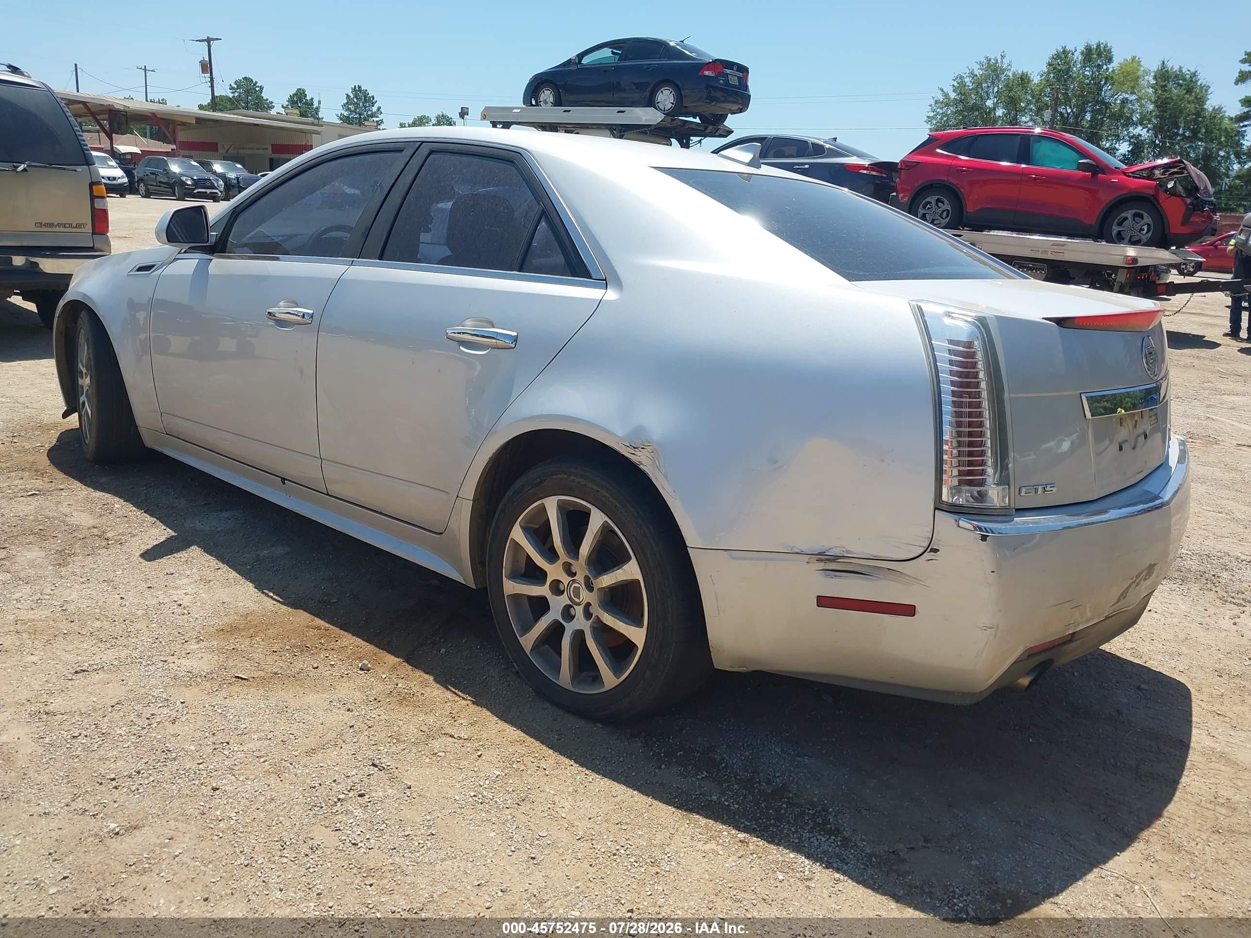 2011 Cadillac Cts Standard Серебряный vin: 1G6D25ED7B0100820