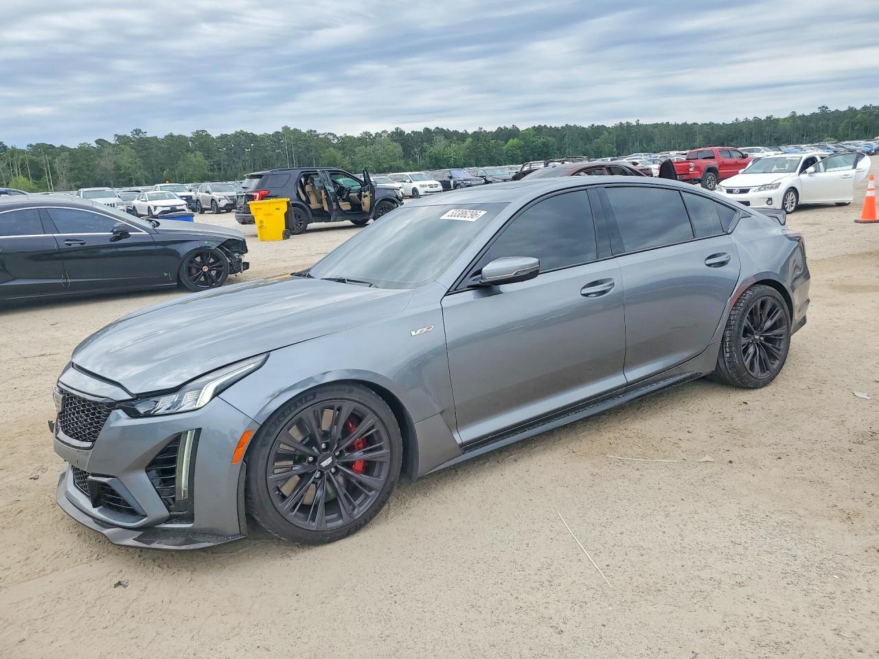 2022 Cadillac Ct5-v Blackwing Gray vin: 1G6D35R62N0810060