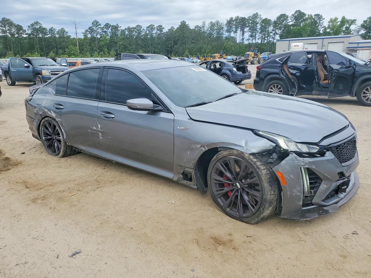 2022 Cadillac Ct5-v Blackwing Gray vin: 1G6D35R62N0810060