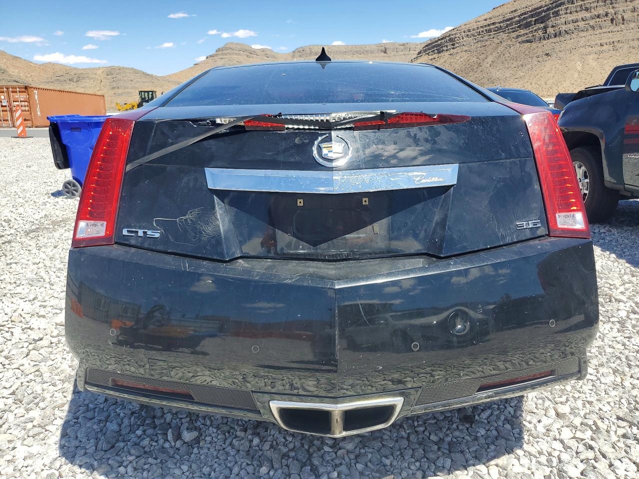 2012 Cadillac Cts Black vin: 1G6DA1E33C0127758