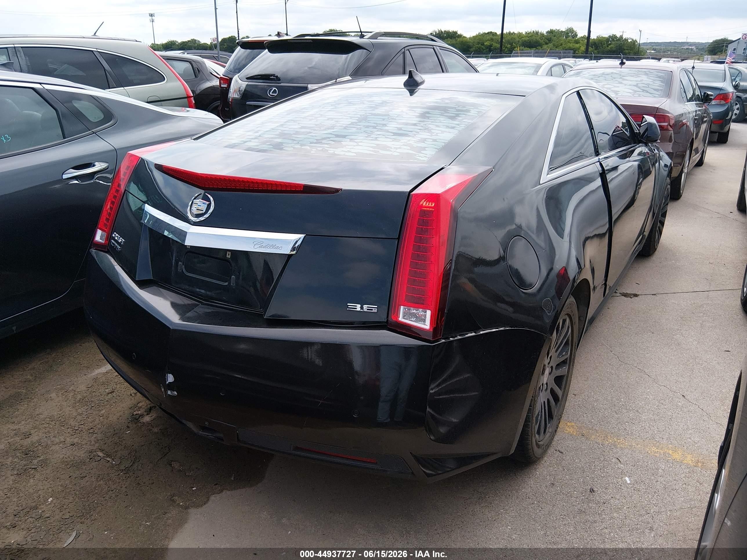 2012 Cadillac Cts Standard Black vin: 1G6DA1E34C0148117