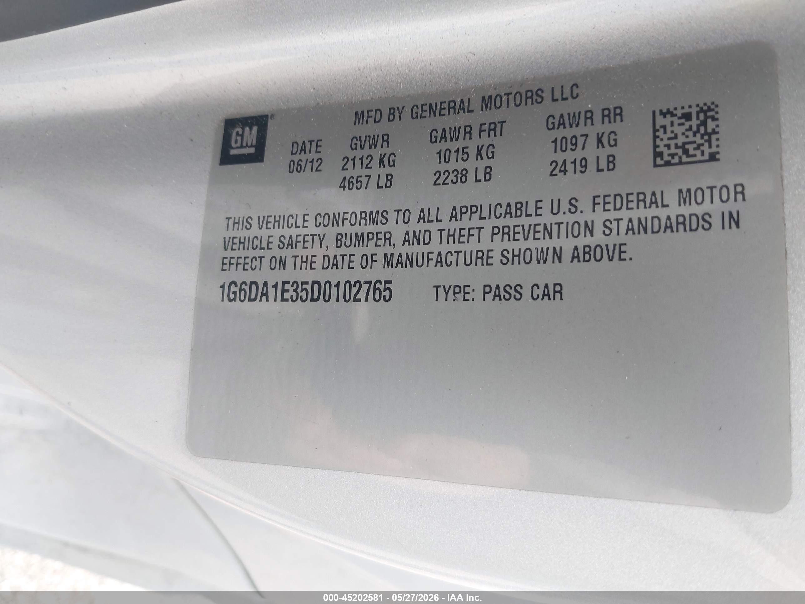 2013 Cadillac Cts Standard Silver vin: 1G6DA1E35D0102765