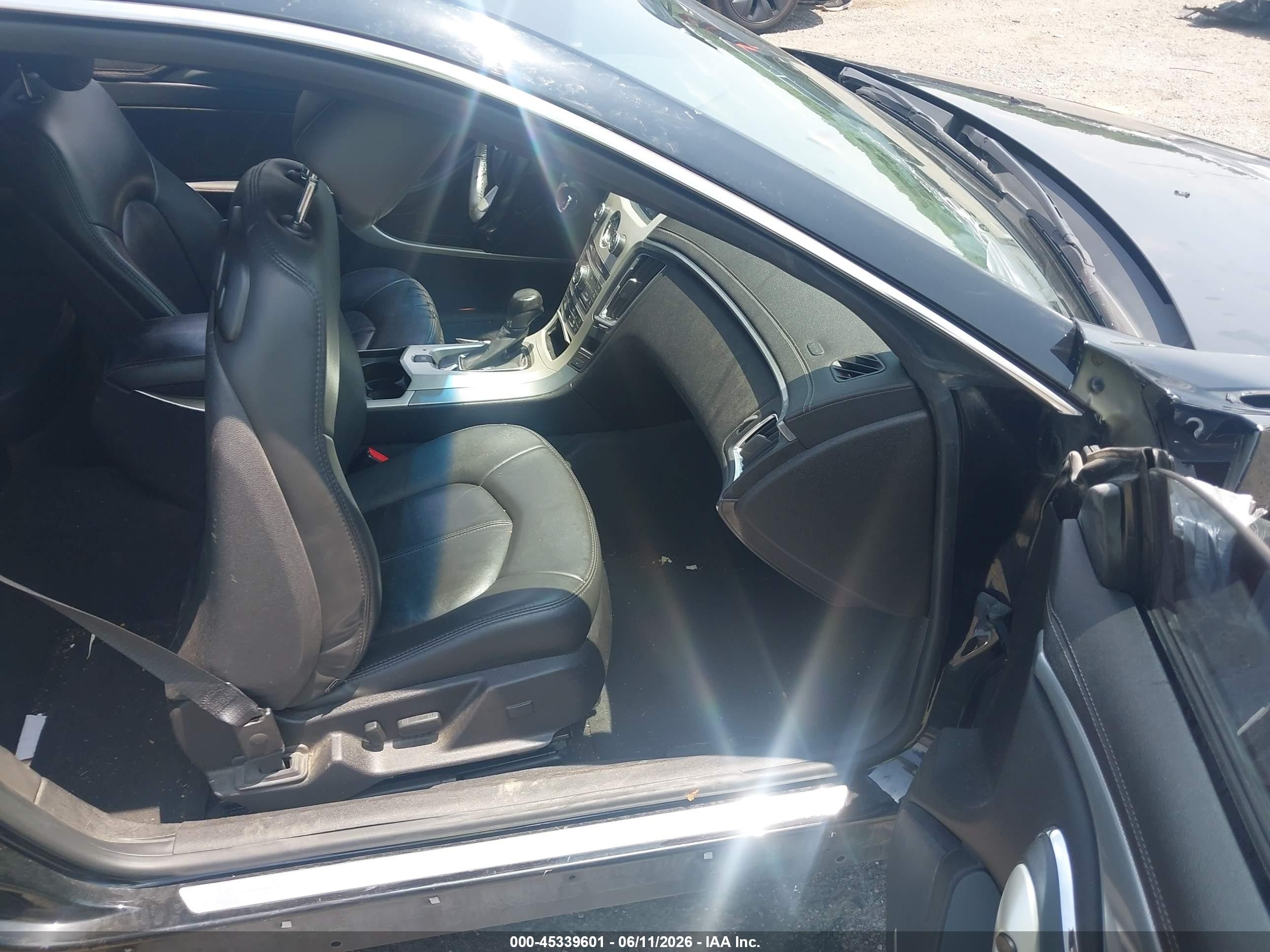 2014 Cadillac Cts Standard Black vin: 1G6DA1E36E0126798