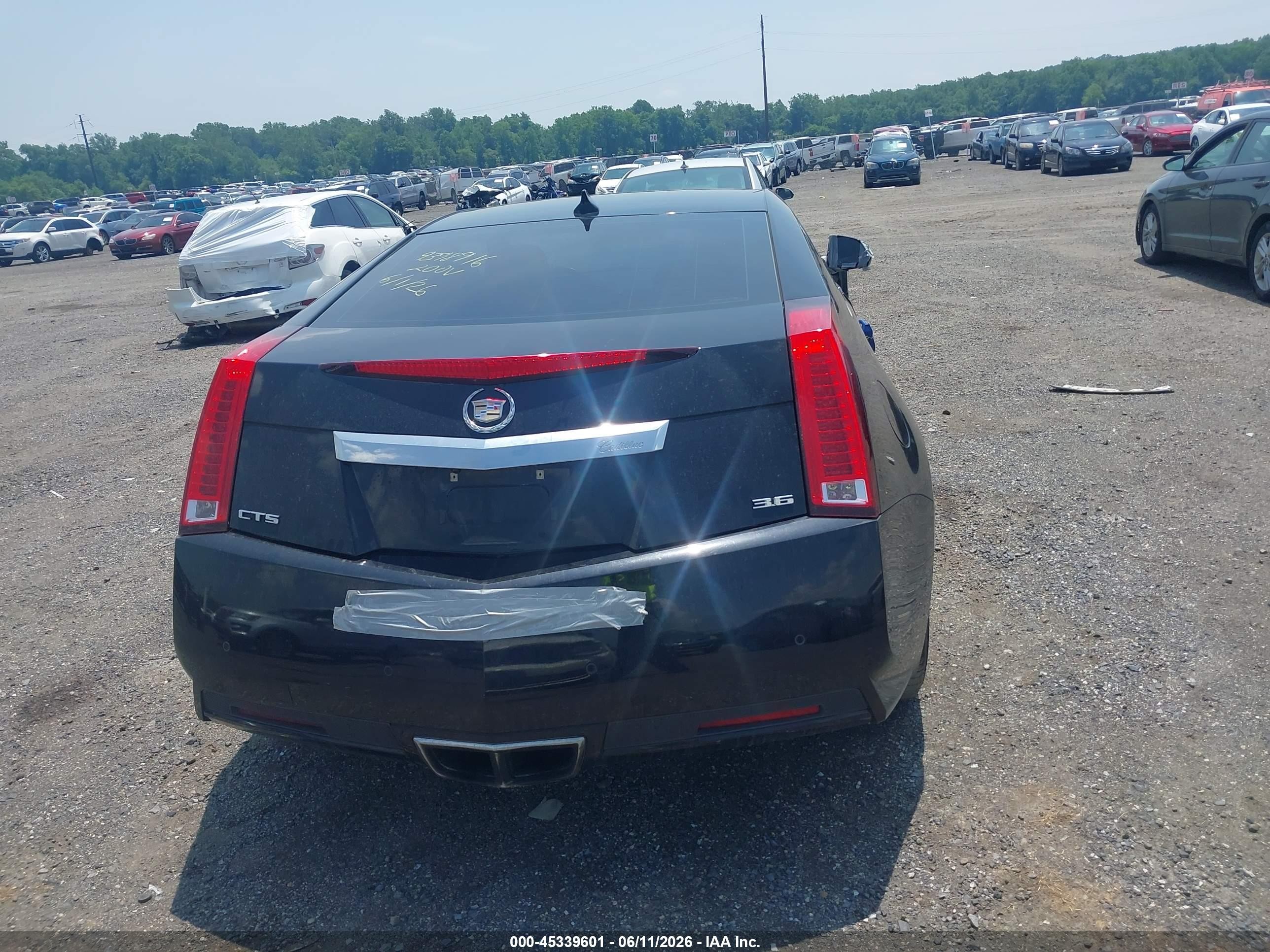 2014 Cadillac Cts Standard Black vin: 1G6DA1E36E0126798