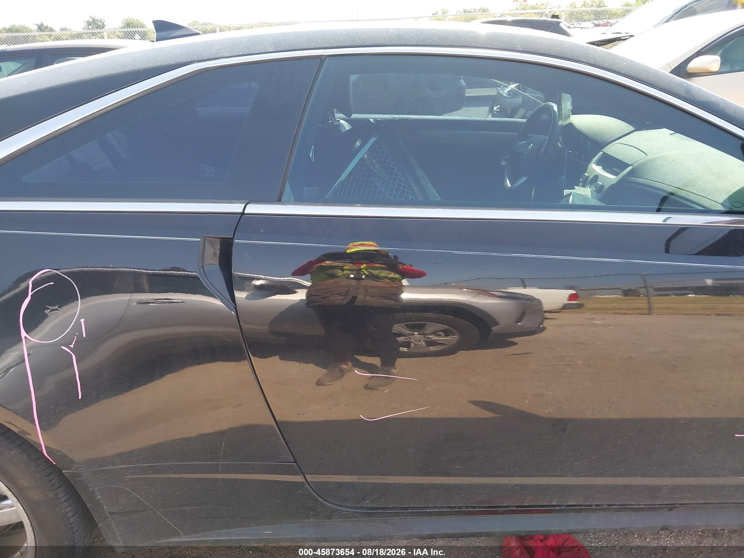 2014 Cadillac Cts Standard Black vin: 1G6DA1E36E0149224