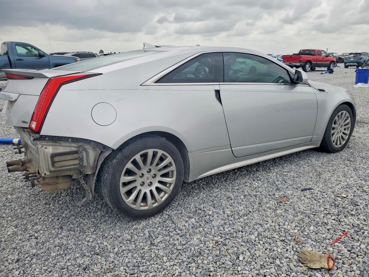 2014 Cadillac Cts Silver vin: 1G6DA1E37E0153749