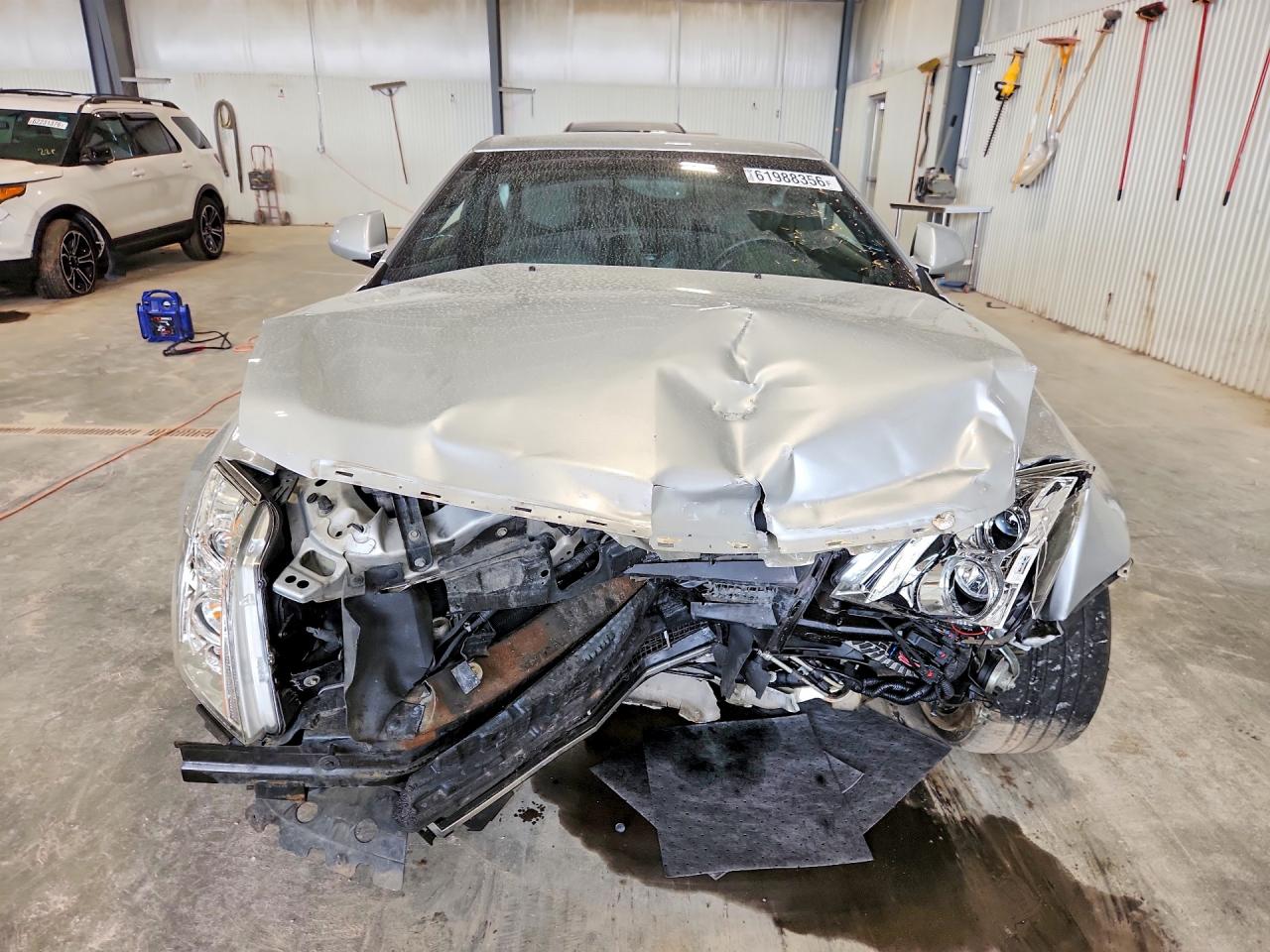 2014 Cadillac Cts Silver vin: 1G6DA1E38E0169068