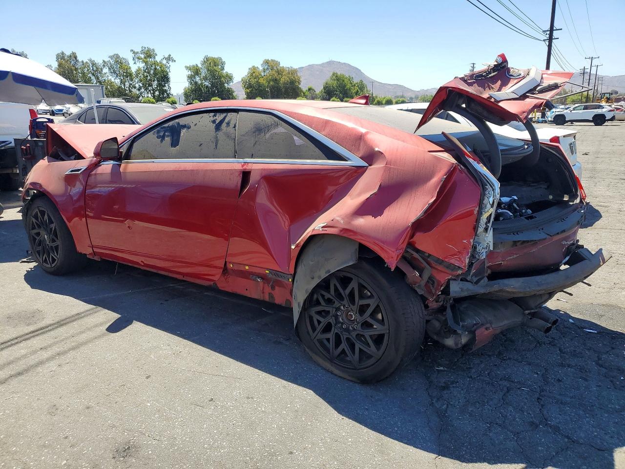 2012 Cadillac Cts Red vin: 1G6DA1E3XC0131077