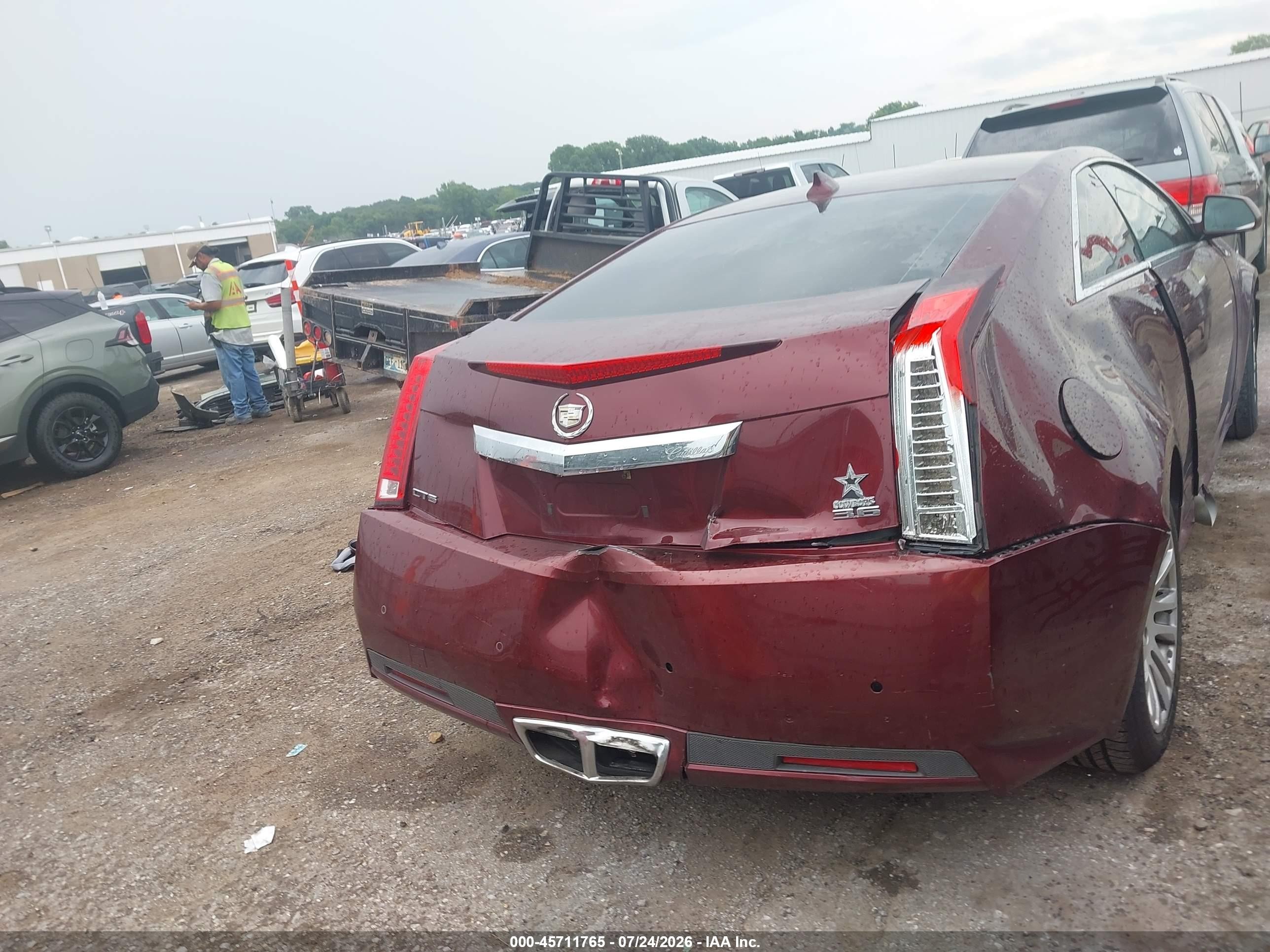 2014 Cadillac Cts Standard Maroon vin: 1G6DA1E3XE0181769