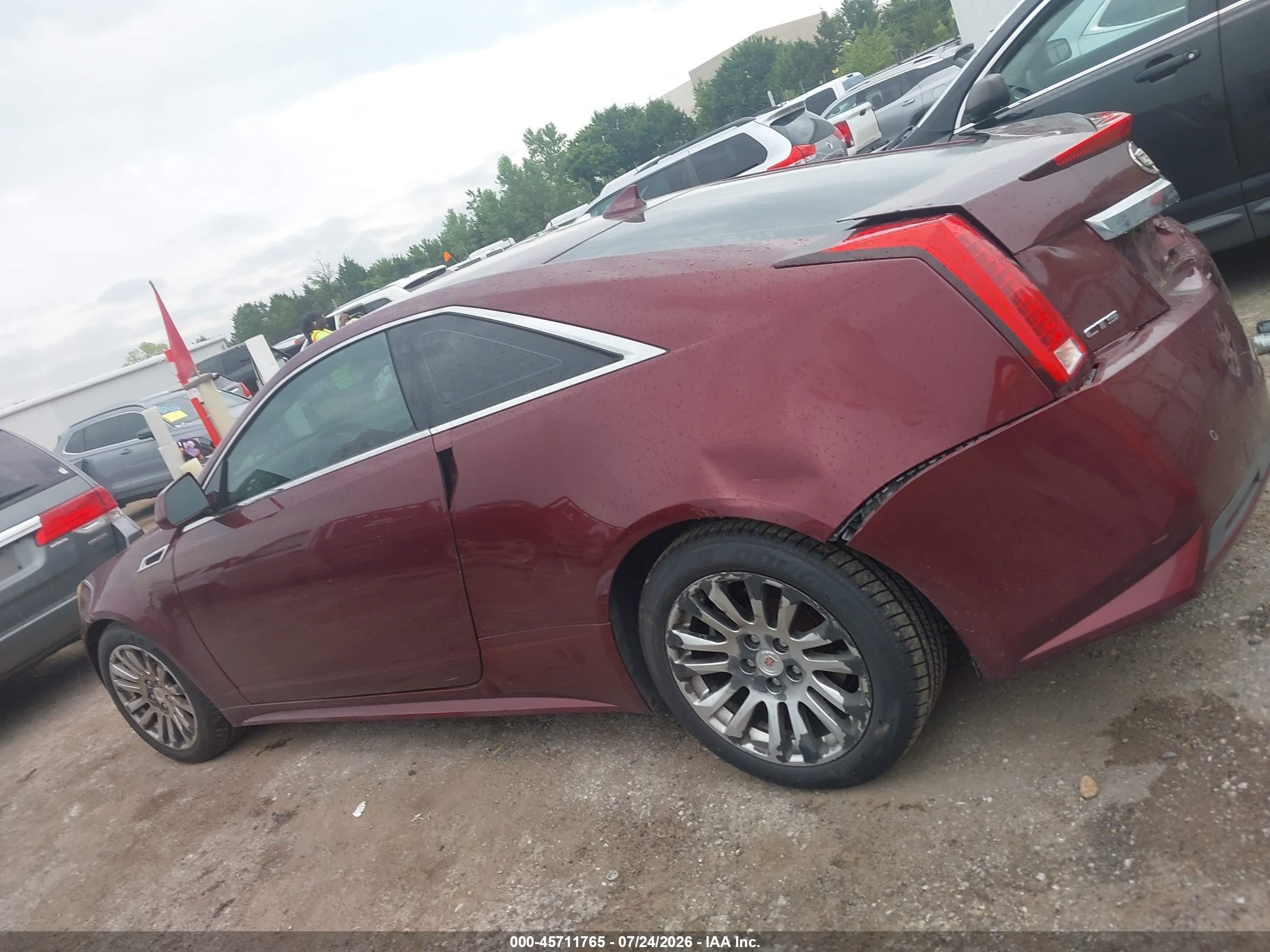 2014 Cadillac Cts Standard Maroon vin: 1G6DA1E3XE0181769