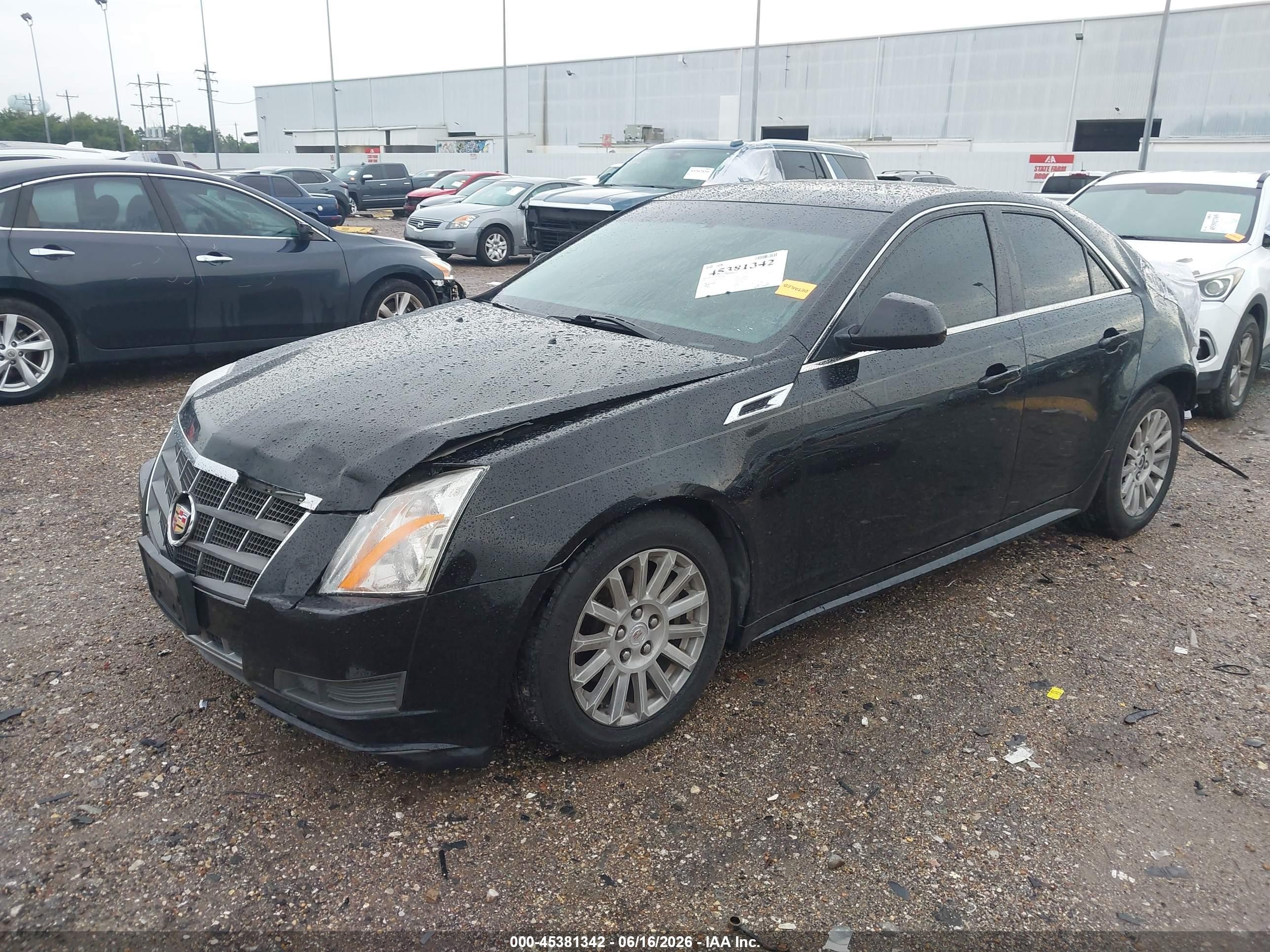 2012 Cadillac Cts Standard Black vin: 1G6DA5E50C0113633