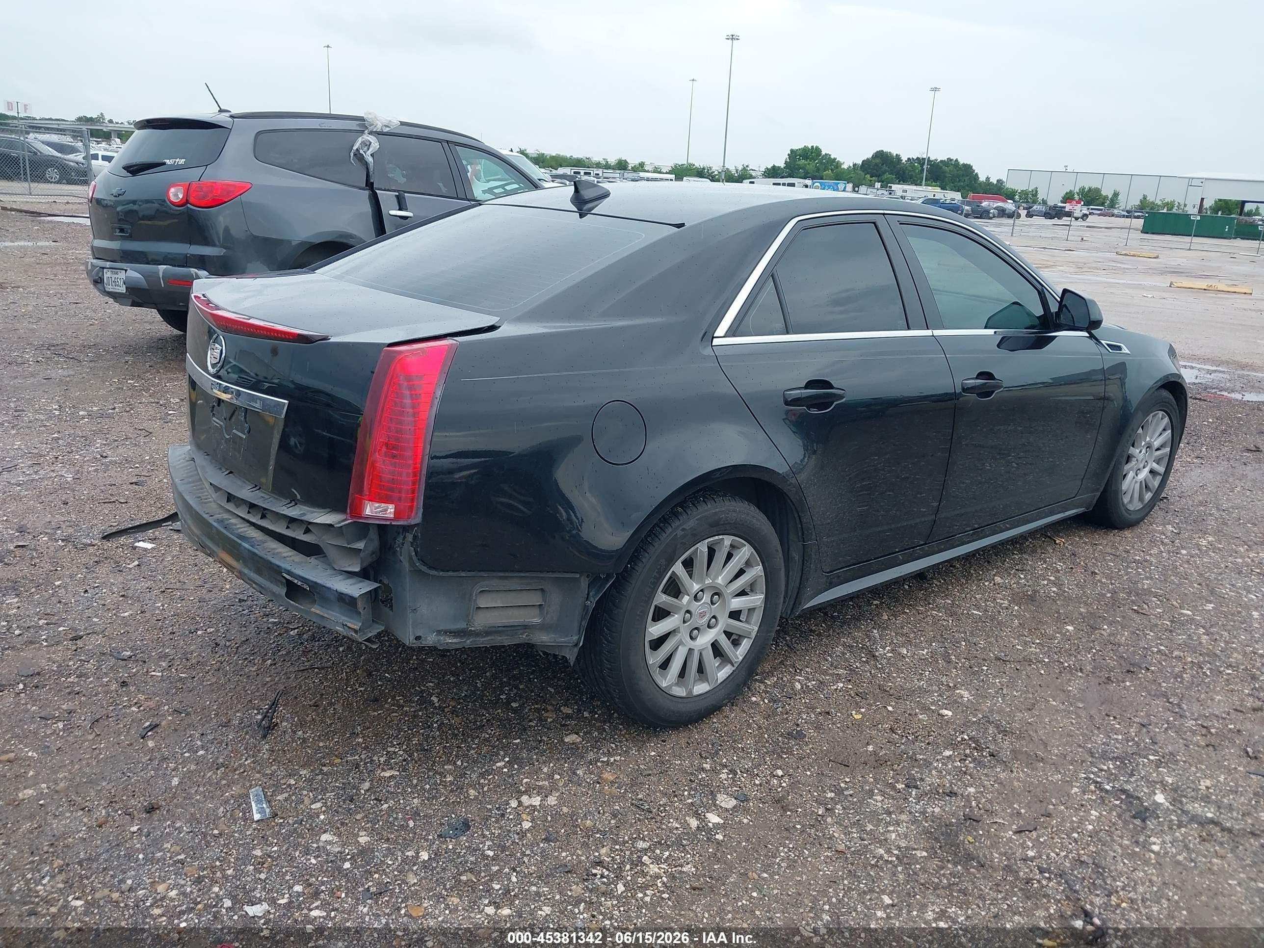 2012 Cadillac Cts Standard Black vin: 1G6DA5E50C0113633