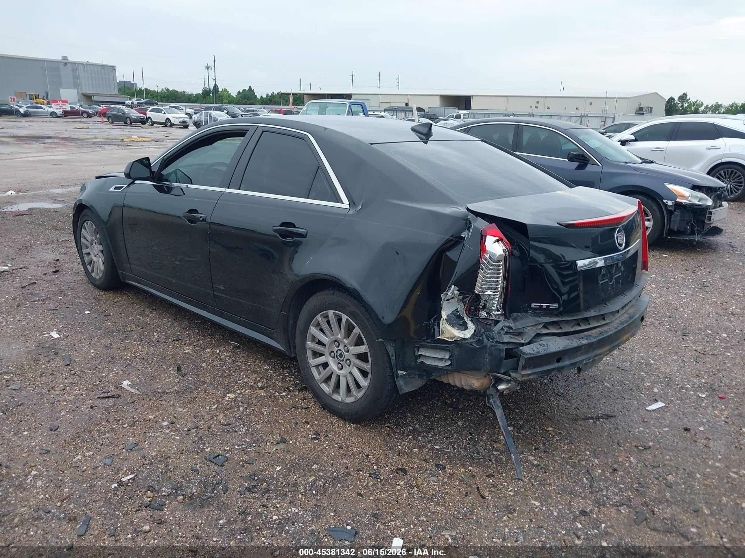 2012 Cadillac Cts Standard Black vin: 1G6DA5E50C0113633