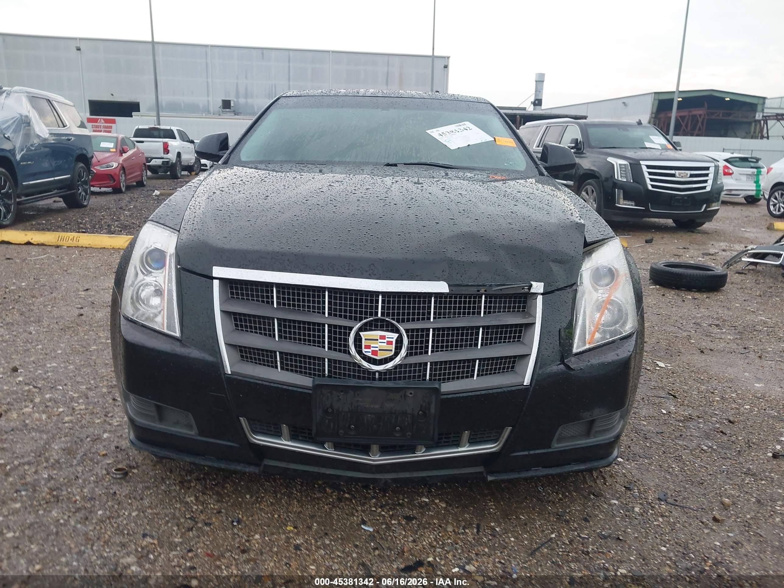 2012 Cadillac Cts Standard Black vin: 1G6DA5E50C0113633