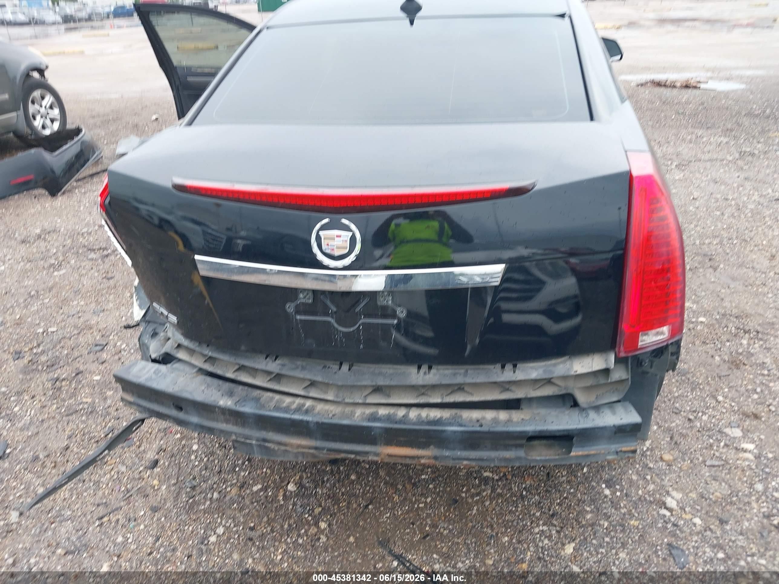 2012 Cadillac Cts Standard Black vin: 1G6DA5E50C0113633