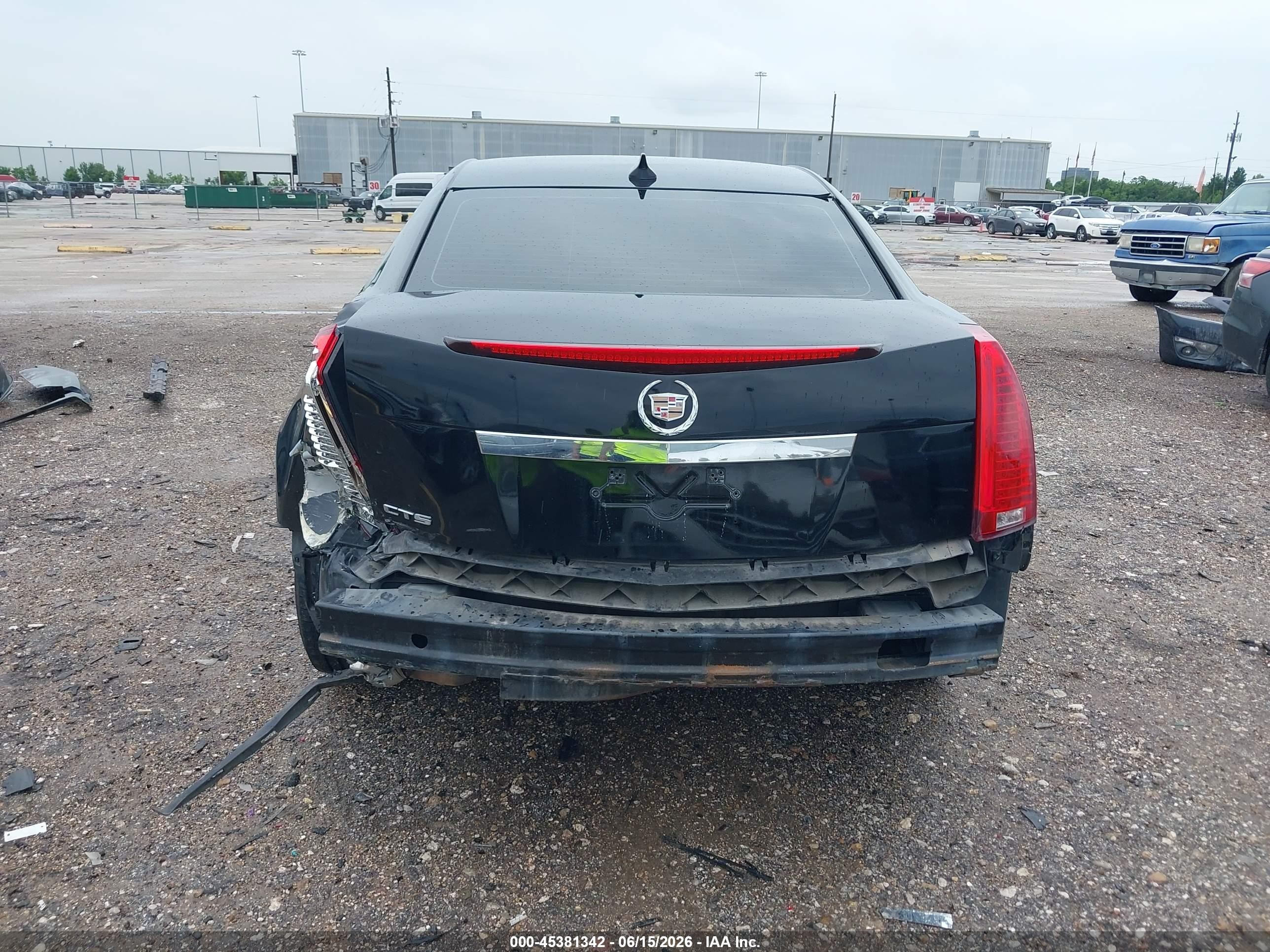 2012 Cadillac Cts Standard Black vin: 1G6DA5E50C0113633