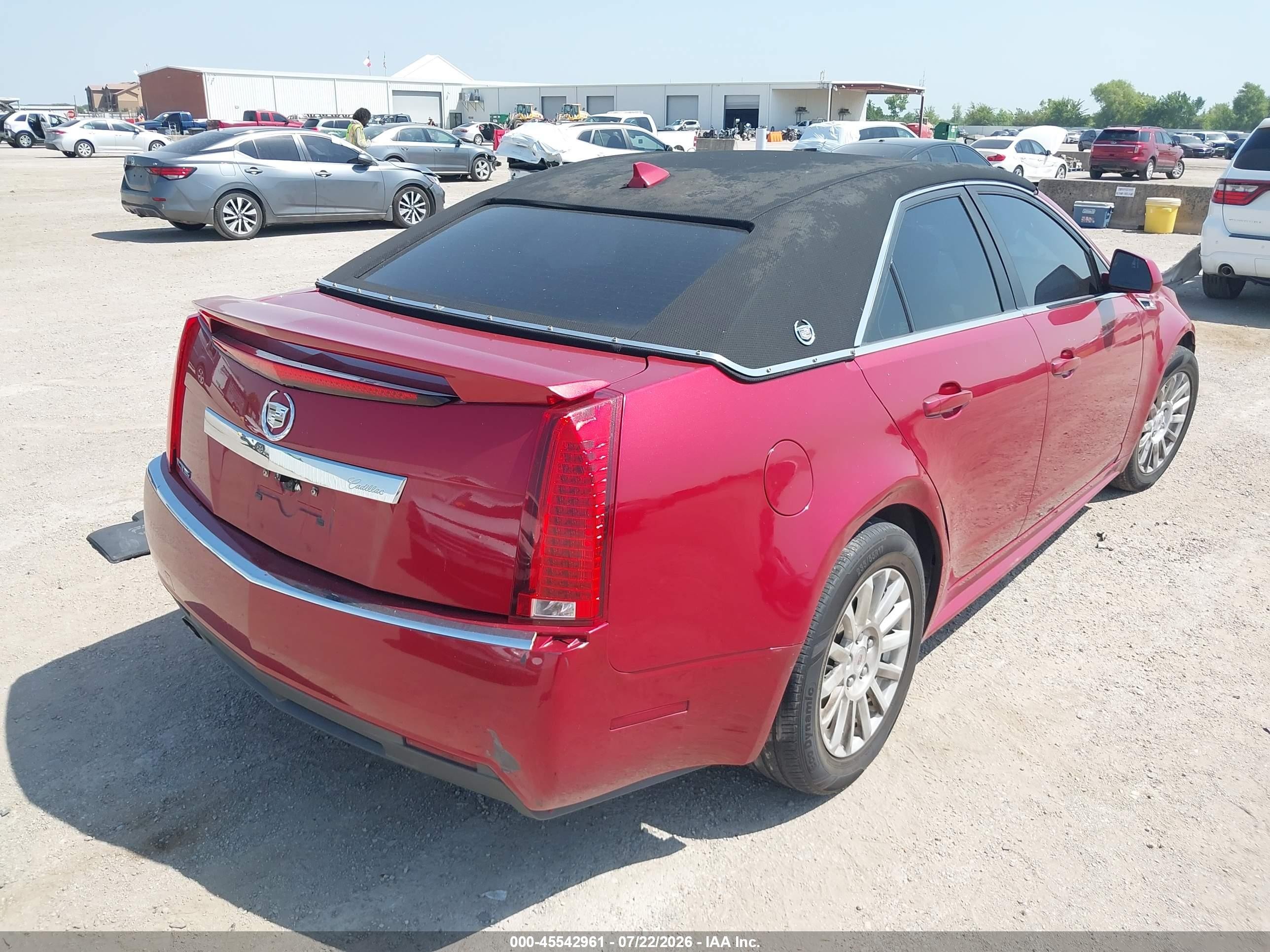 2012 Cadillac Cts Standard Красный vin: 1G6DA5E52C0108546