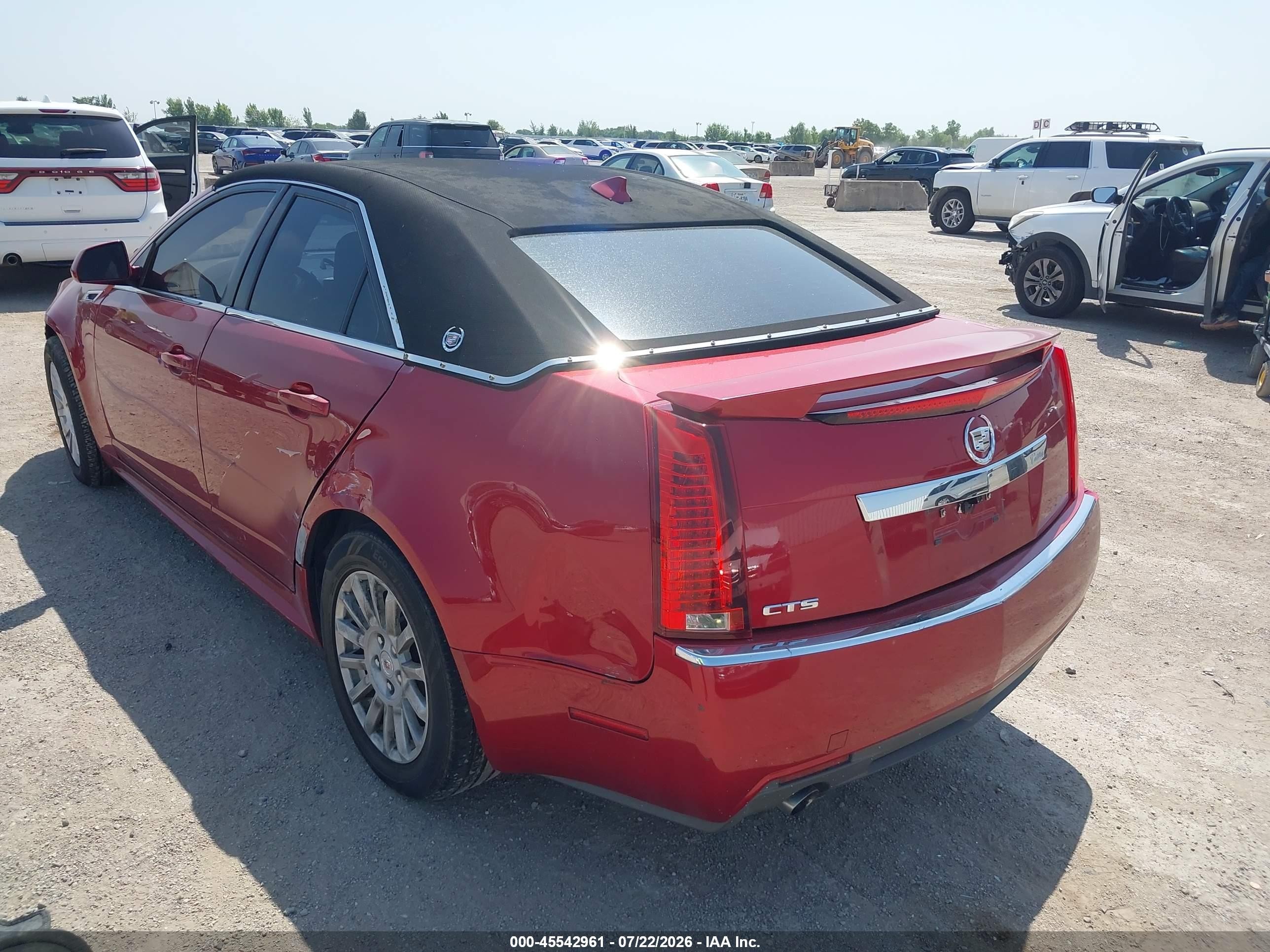 2012 Cadillac Cts Standard Красный vin: 1G6DA5E52C0108546