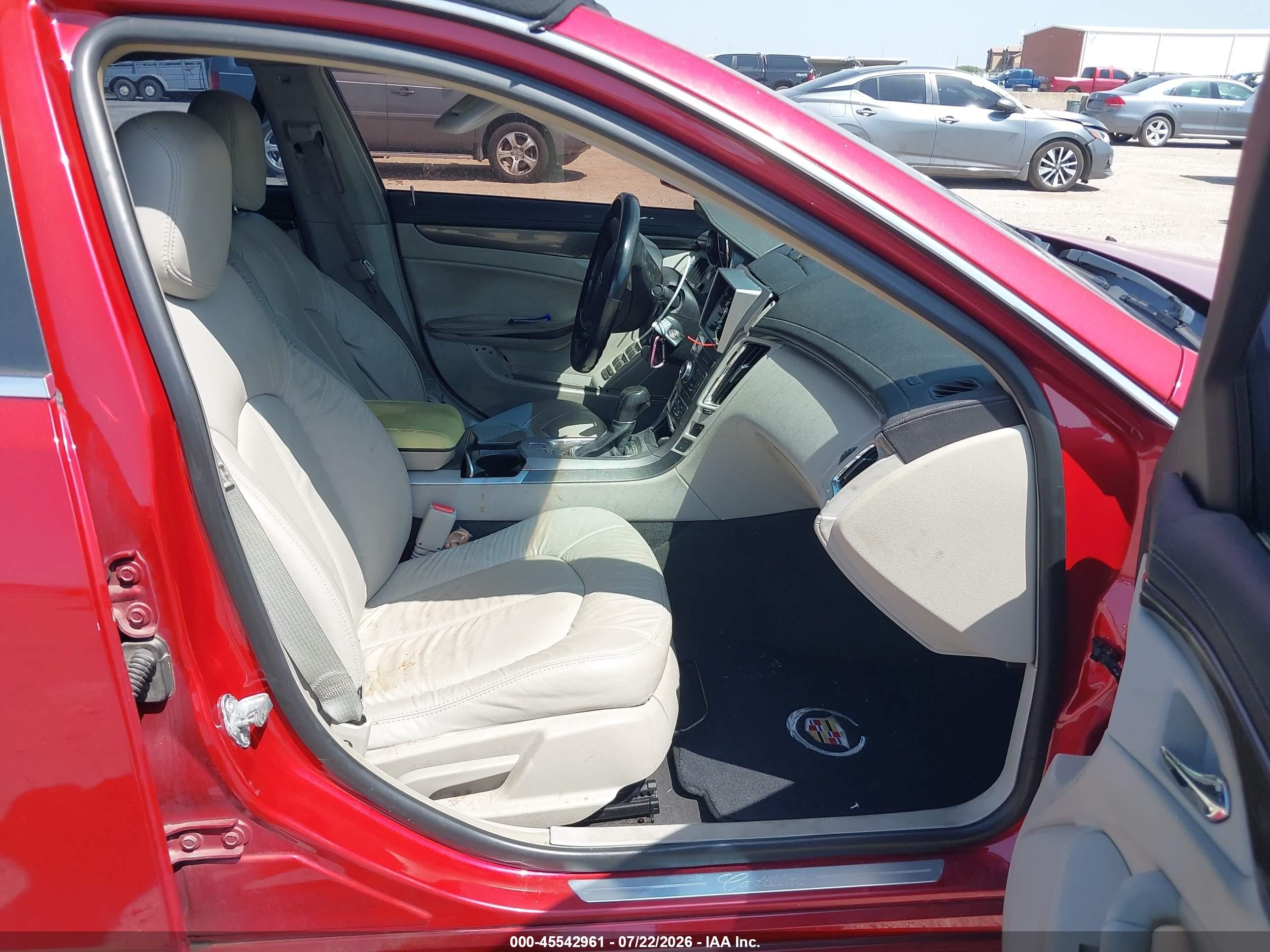 2012 Cadillac Cts Standard Красный vin: 1G6DA5E52C0108546
