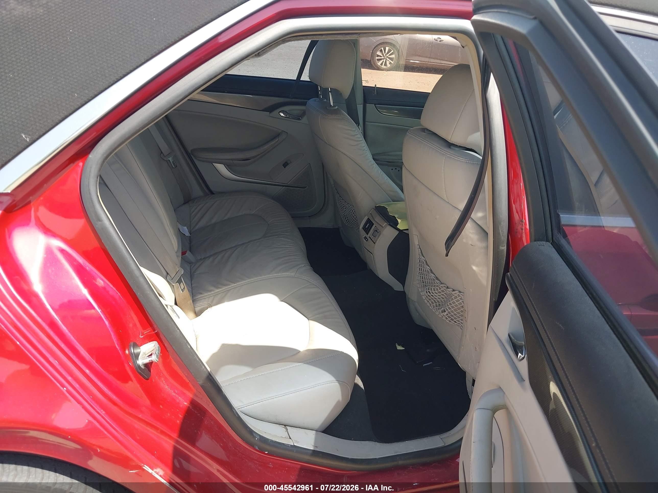 2012 Cadillac Cts Standard Красный vin: 1G6DA5E52C0108546