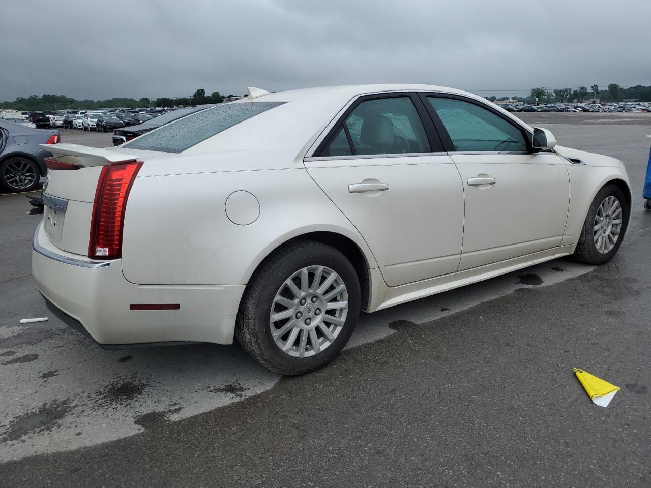 2012 Cadillac Cts White vin: 1G6DA5E52C0128425