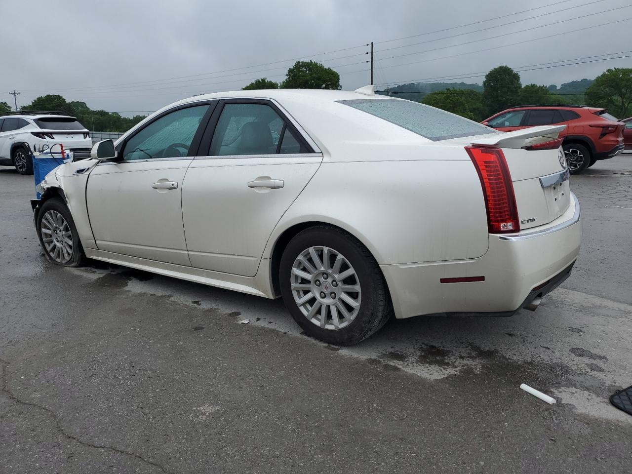 2012 Cadillac Cts White vin: 1G6DA5E52C0128425