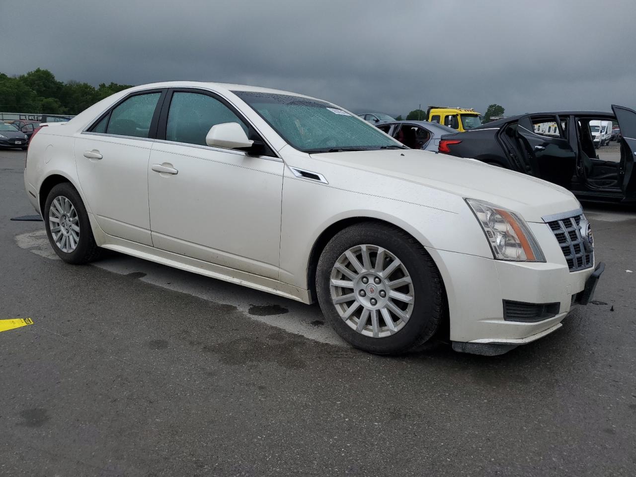 2012 Cadillac Cts White vin: 1G6DA5E52C0128425