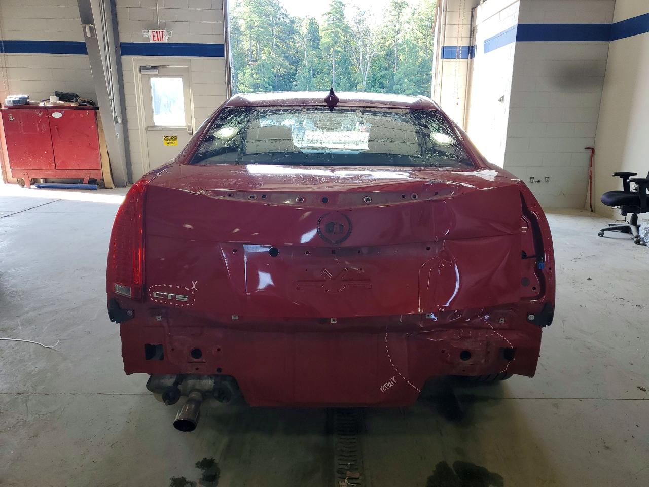2012 Cadillac Cts Red vin: 1G6DA5E52C0148190