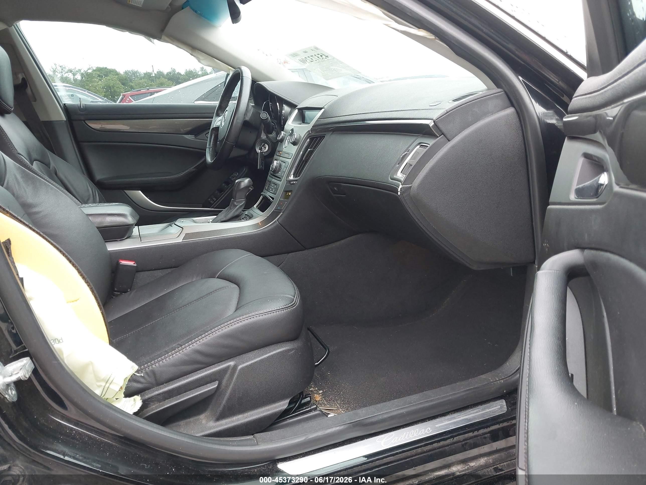2012 Cadillac Cts Standard Black vin: 1G6DA5E53C0151602