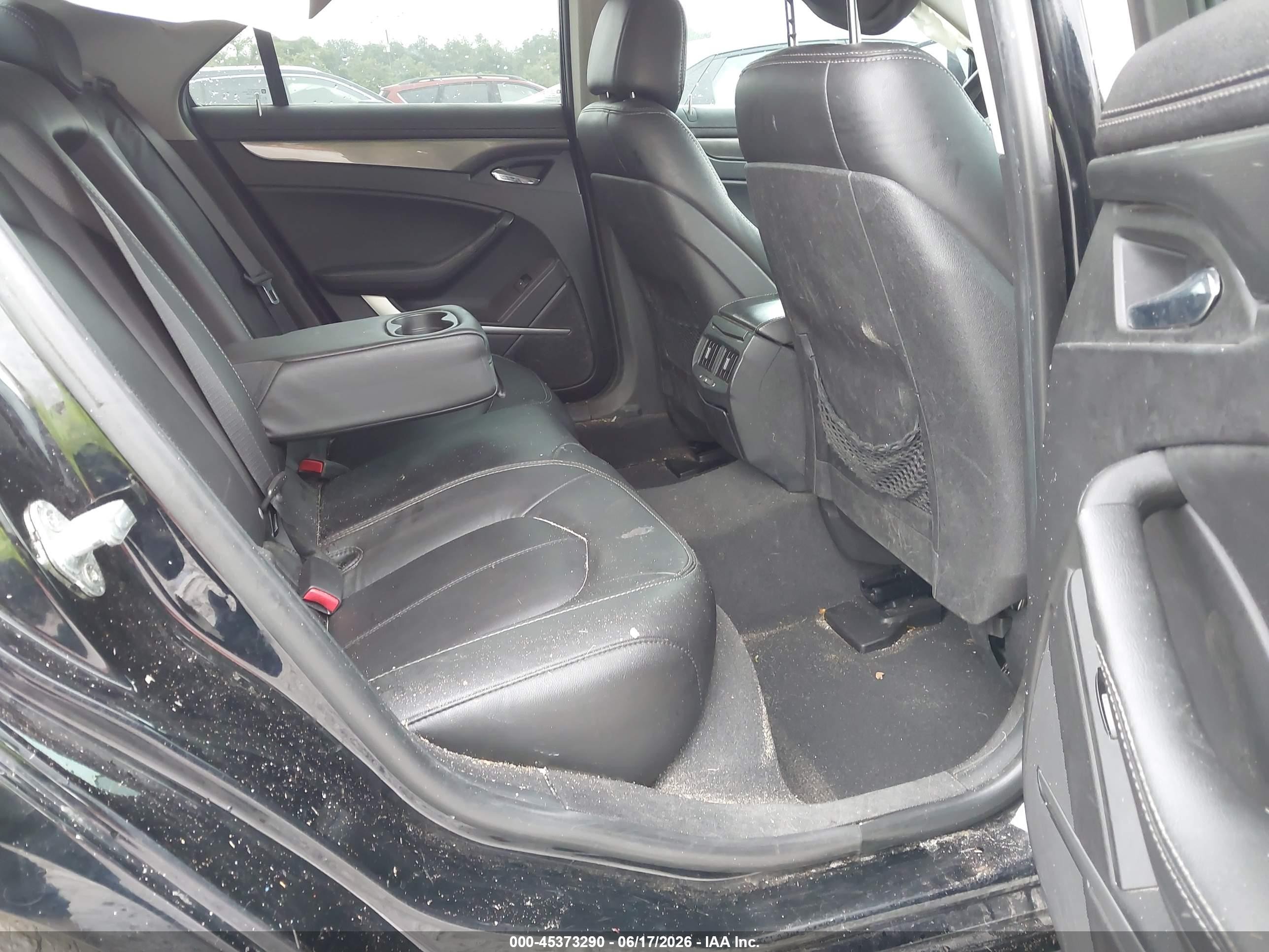 2012 Cadillac Cts Standard Black vin: 1G6DA5E53C0151602