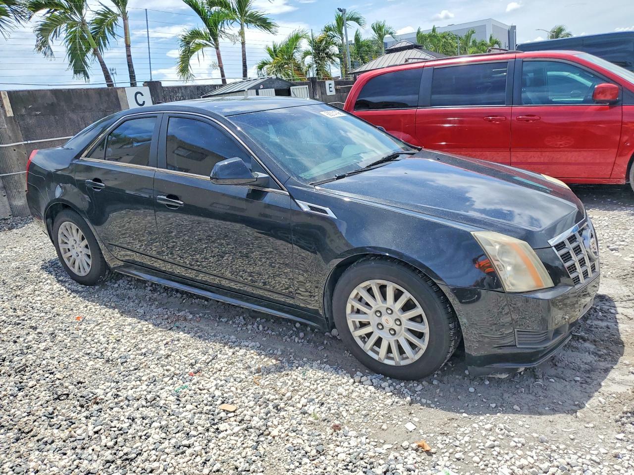 2012 Cadillac Cts Black vin: 1G6DA5E56C0124216