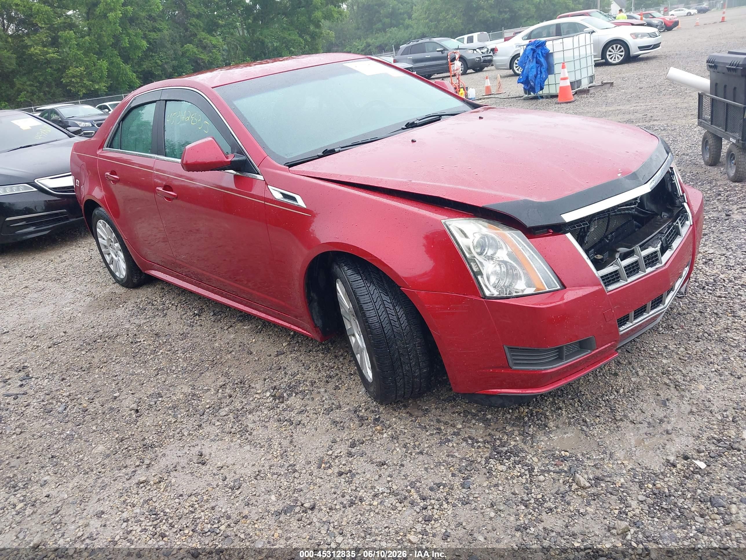 2012 Cadillac Cts Standard Red vin: 1G6DA5E56C0127987