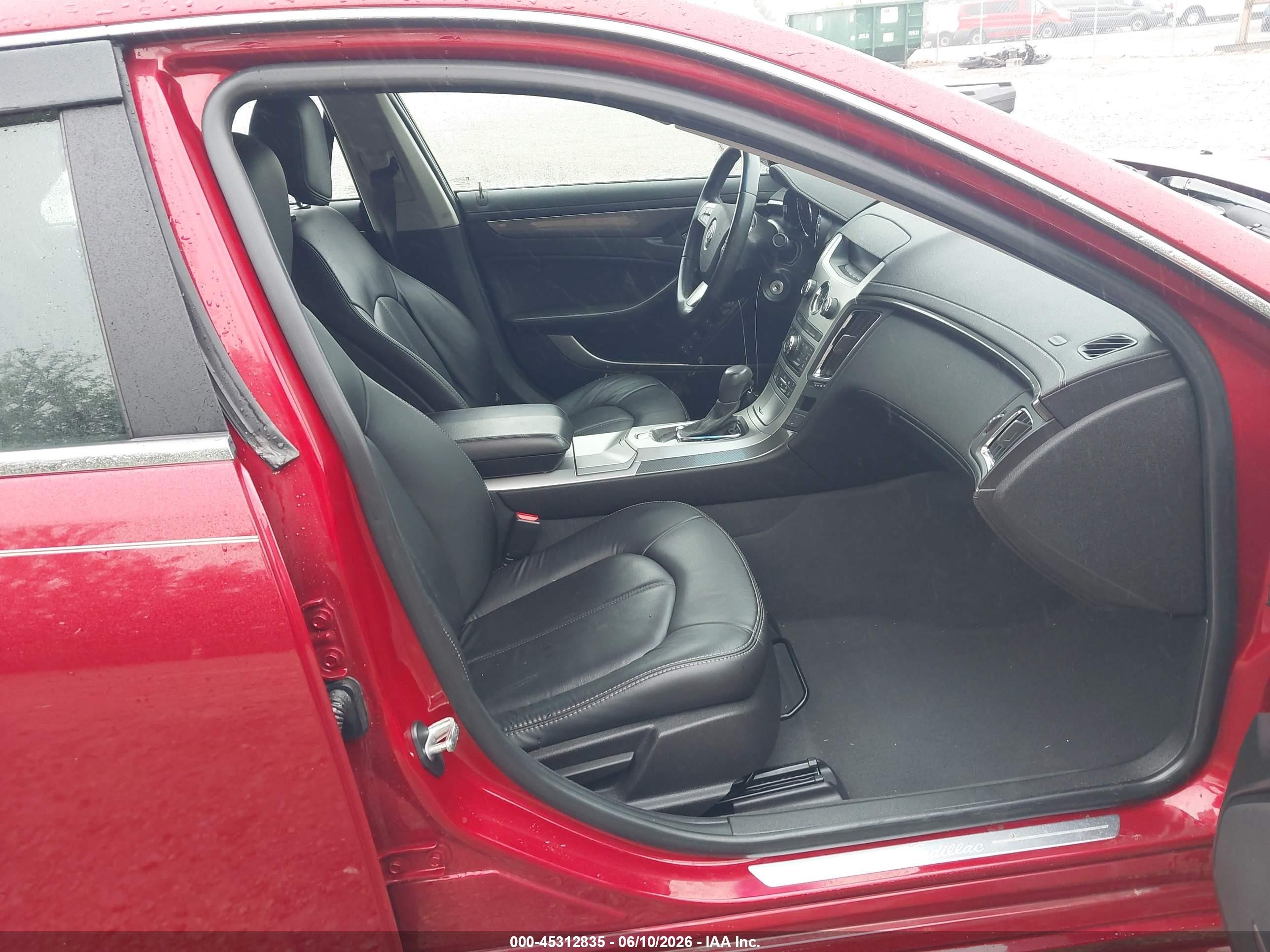 2012 Cadillac Cts Standard Red vin: 1G6DA5E56C0127987