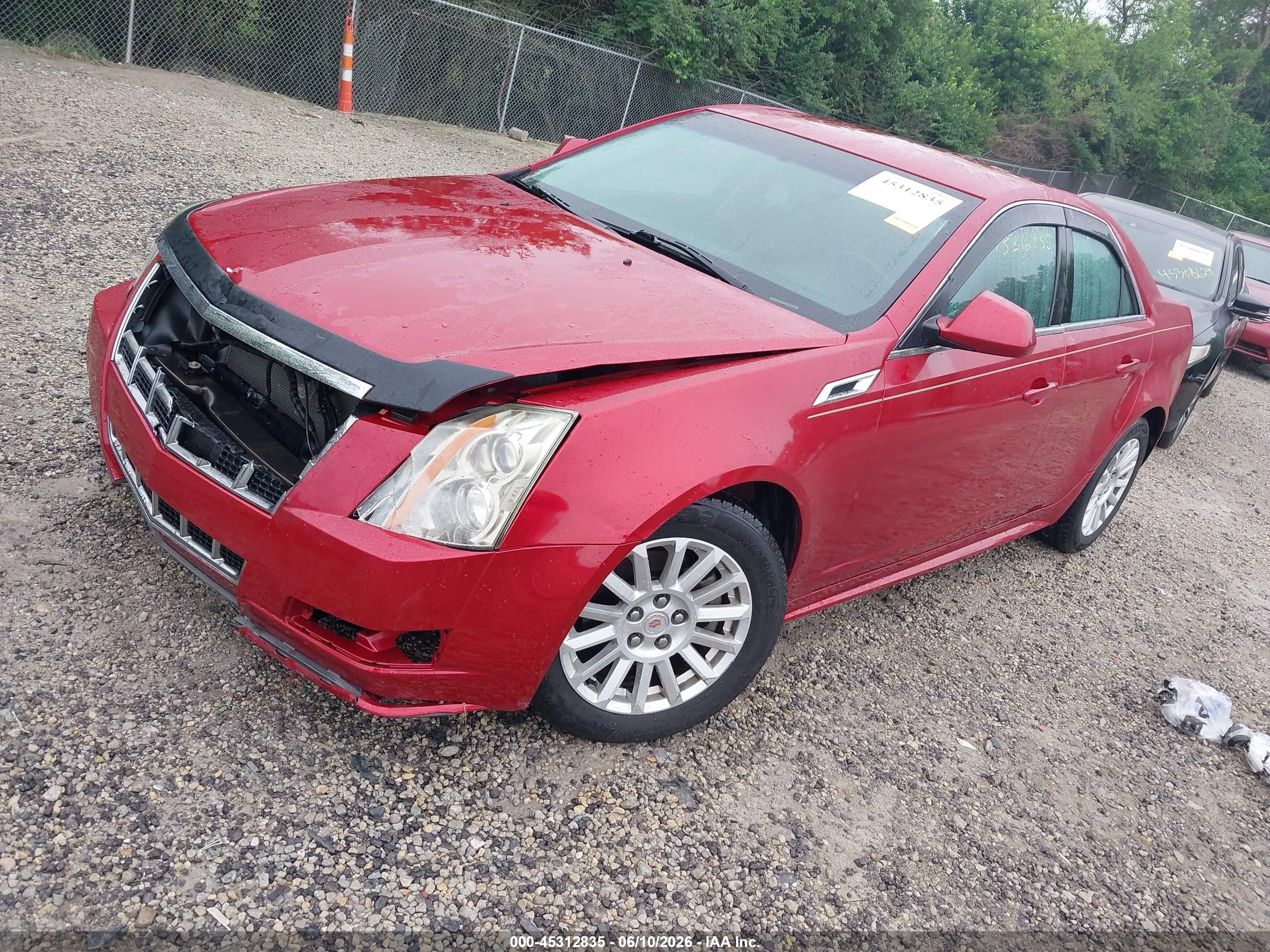 2012 Cadillac Cts Standard Red vin: 1G6DA5E56C0127987