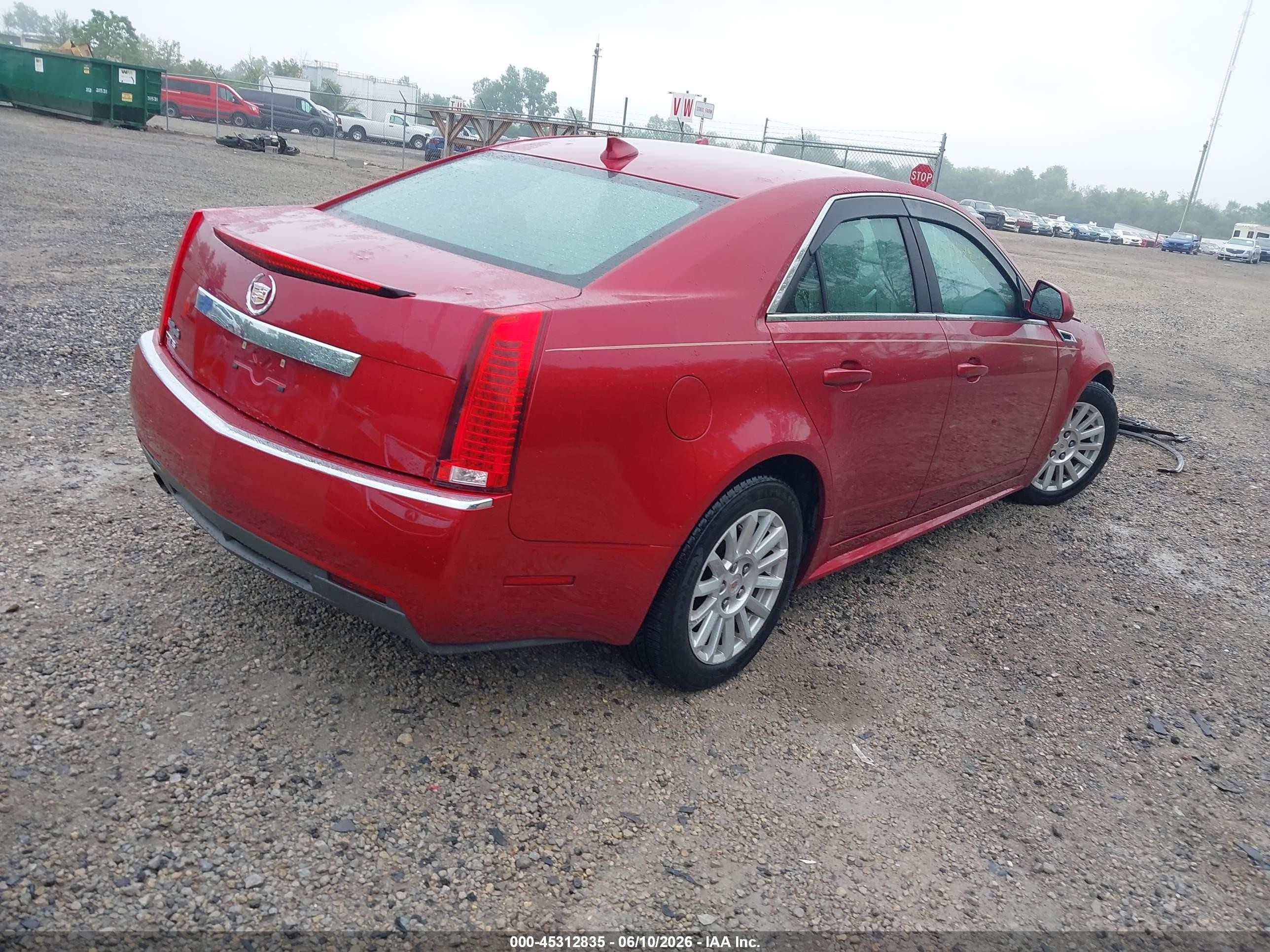 2012 Cadillac Cts Standard Red vin: 1G6DA5E56C0127987