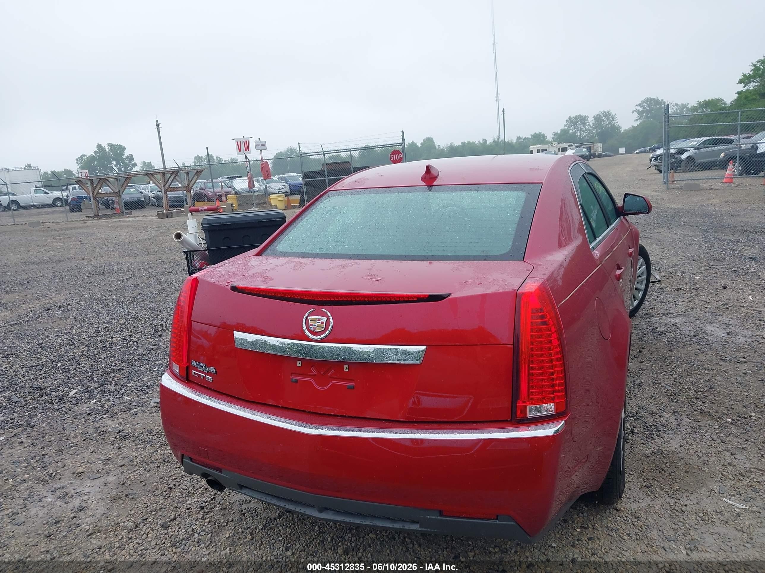 2012 Cadillac Cts Standard Red vin: 1G6DA5E56C0127987