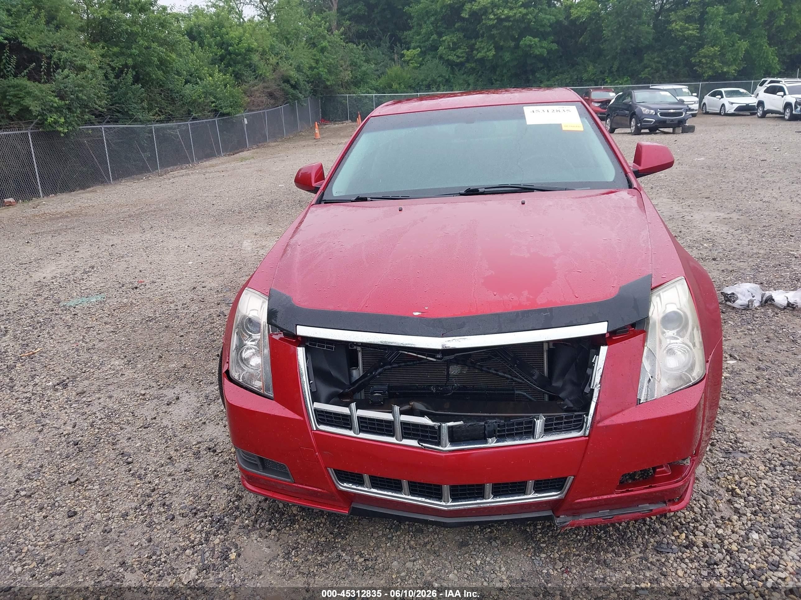 2012 Cadillac Cts Standard Red vin: 1G6DA5E56C0127987
