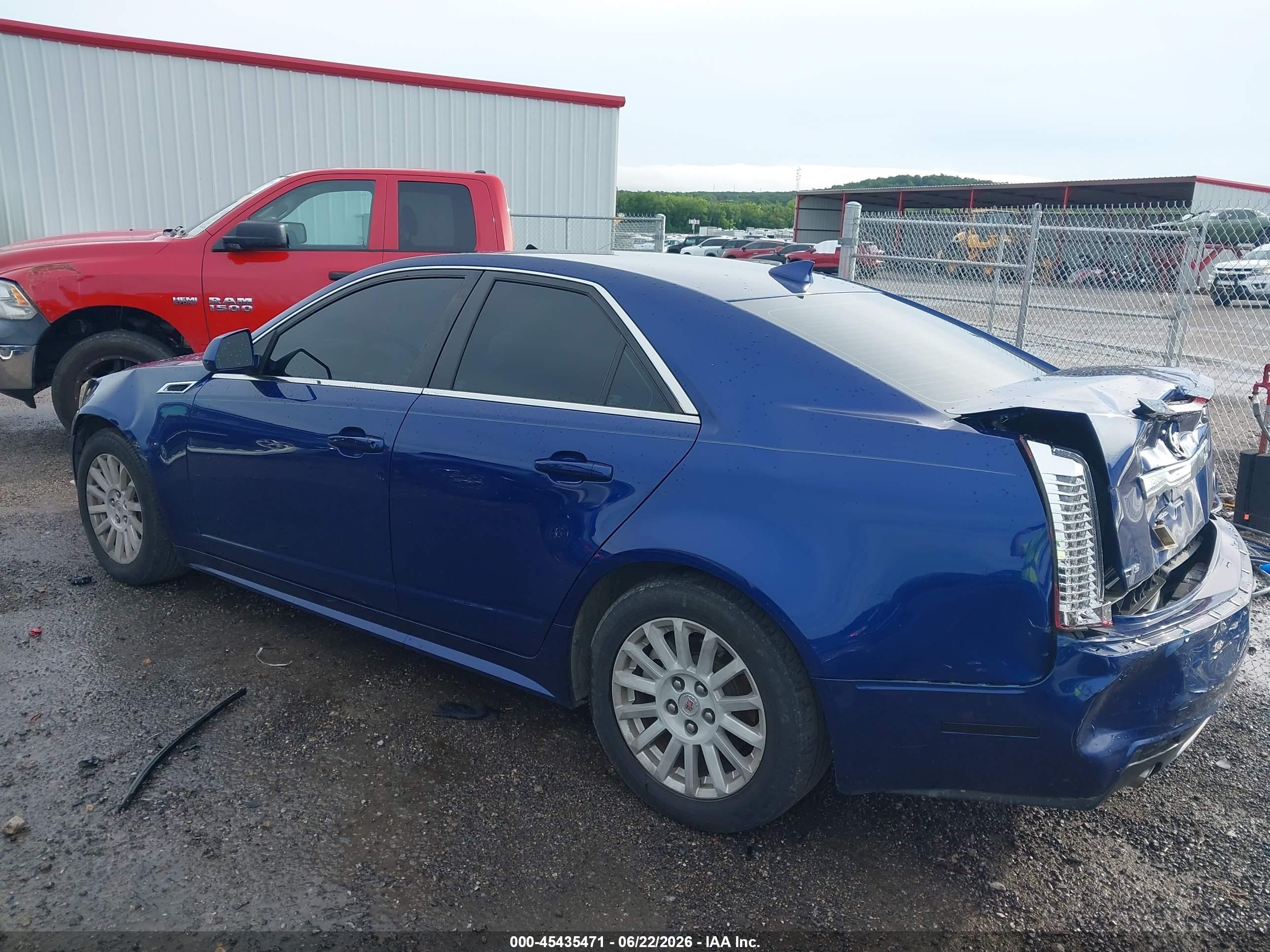 2012 Cadillac Cts Standard Blue vin: 1G6DA5E57C0106436