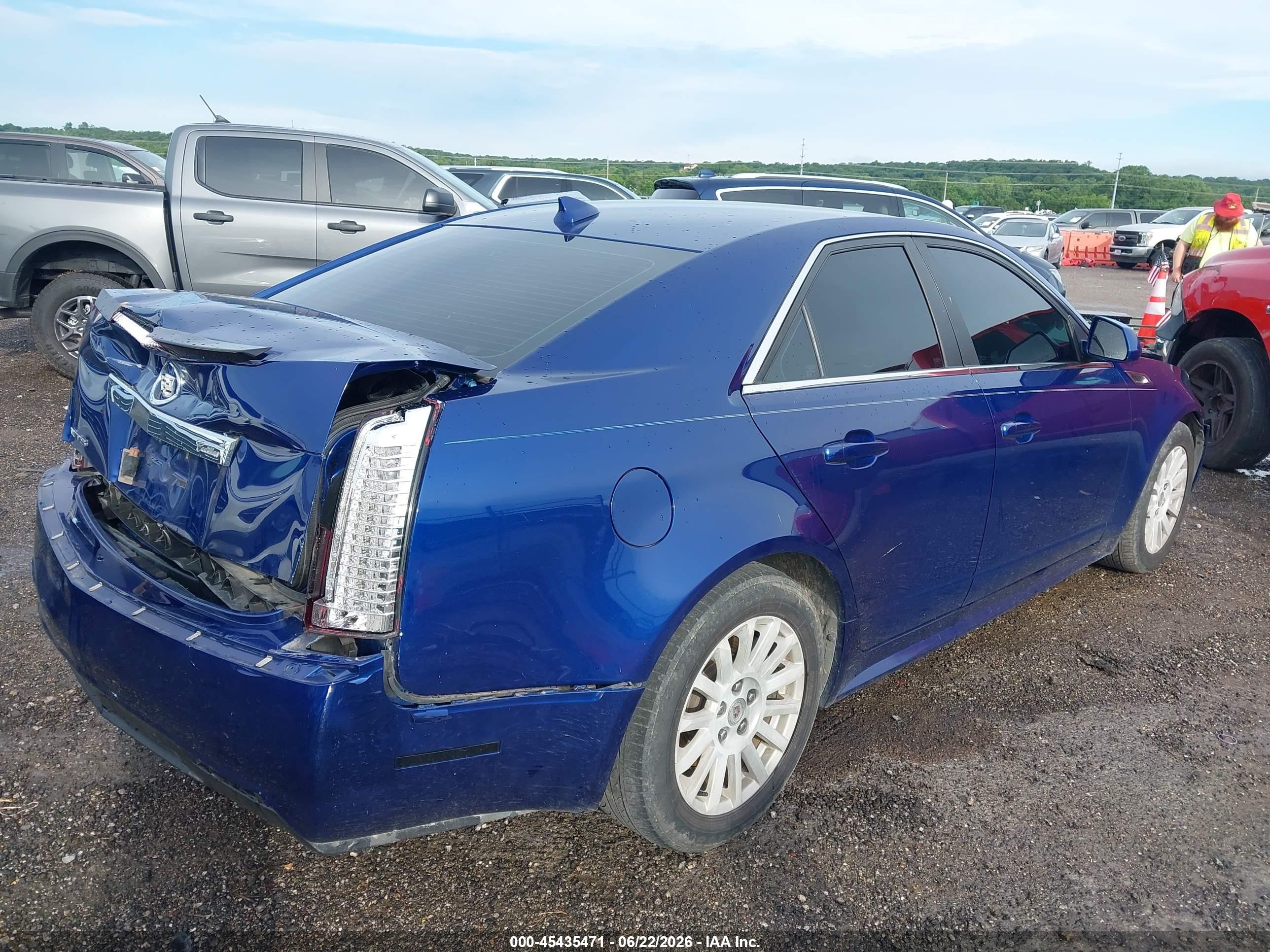 2012 Cadillac Cts Standard Blue vin: 1G6DA5E57C0106436
