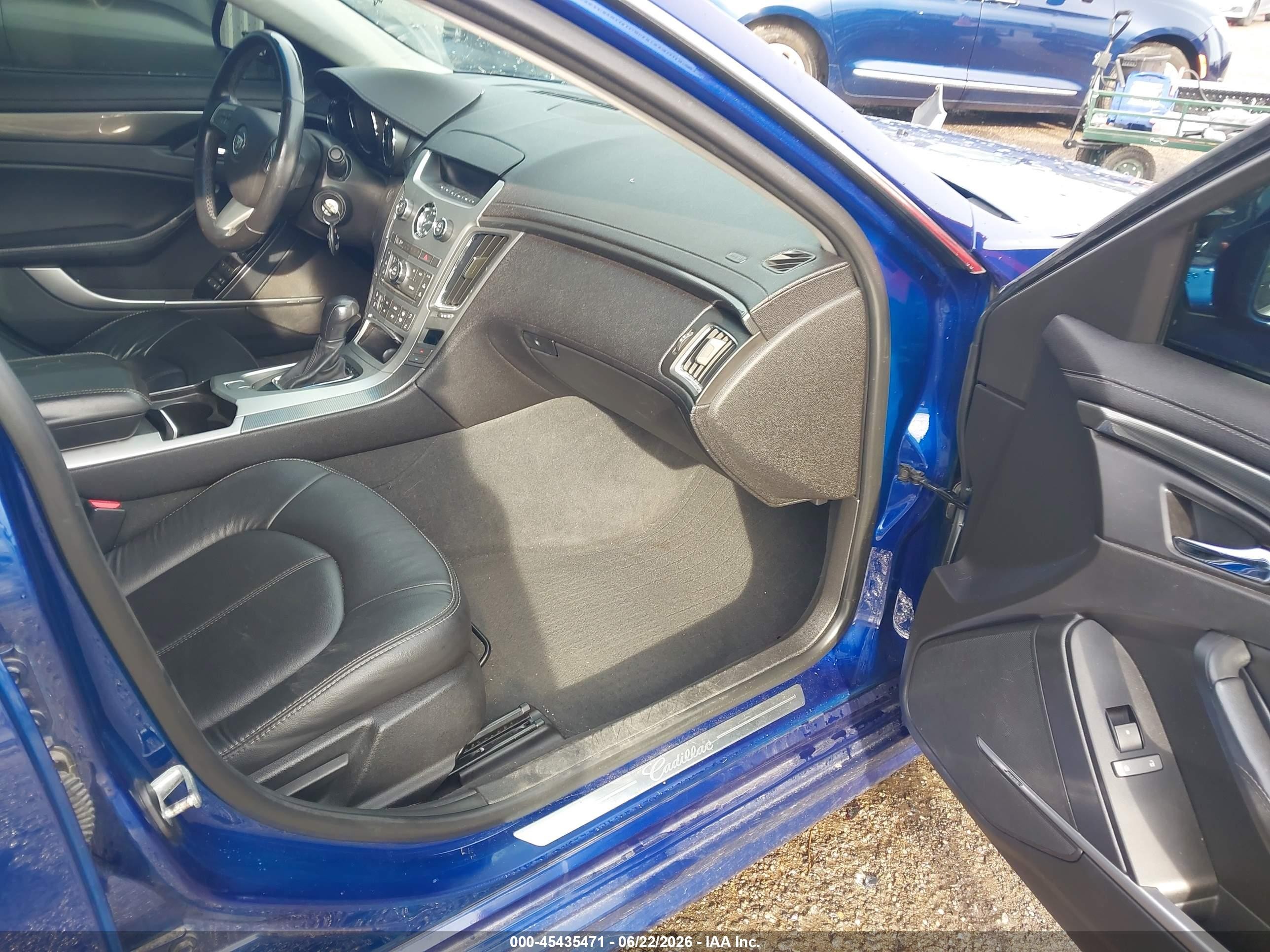 2012 Cadillac Cts Standard Blue vin: 1G6DA5E57C0106436