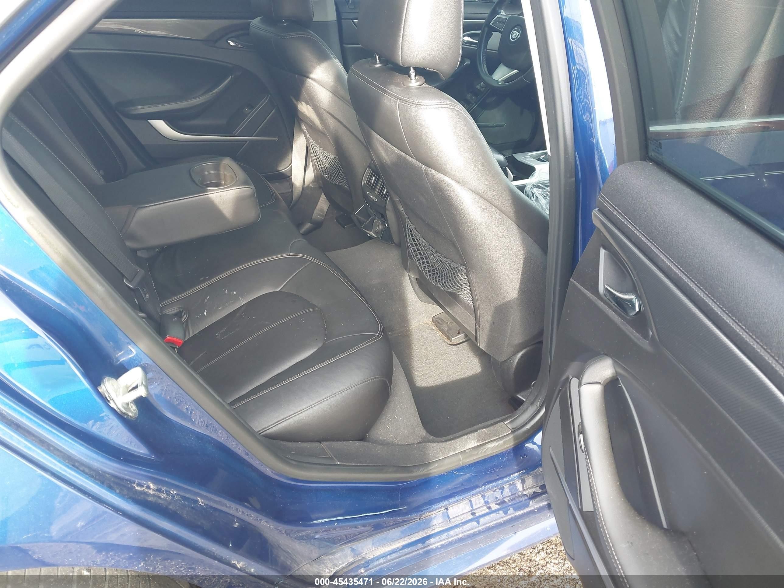2012 Cadillac Cts Standard Blue vin: 1G6DA5E57C0106436
