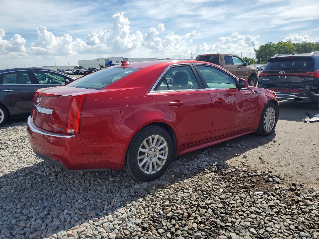 2012 Cadillac Cts Burgundy vin: 1G6DA5E58C0104274