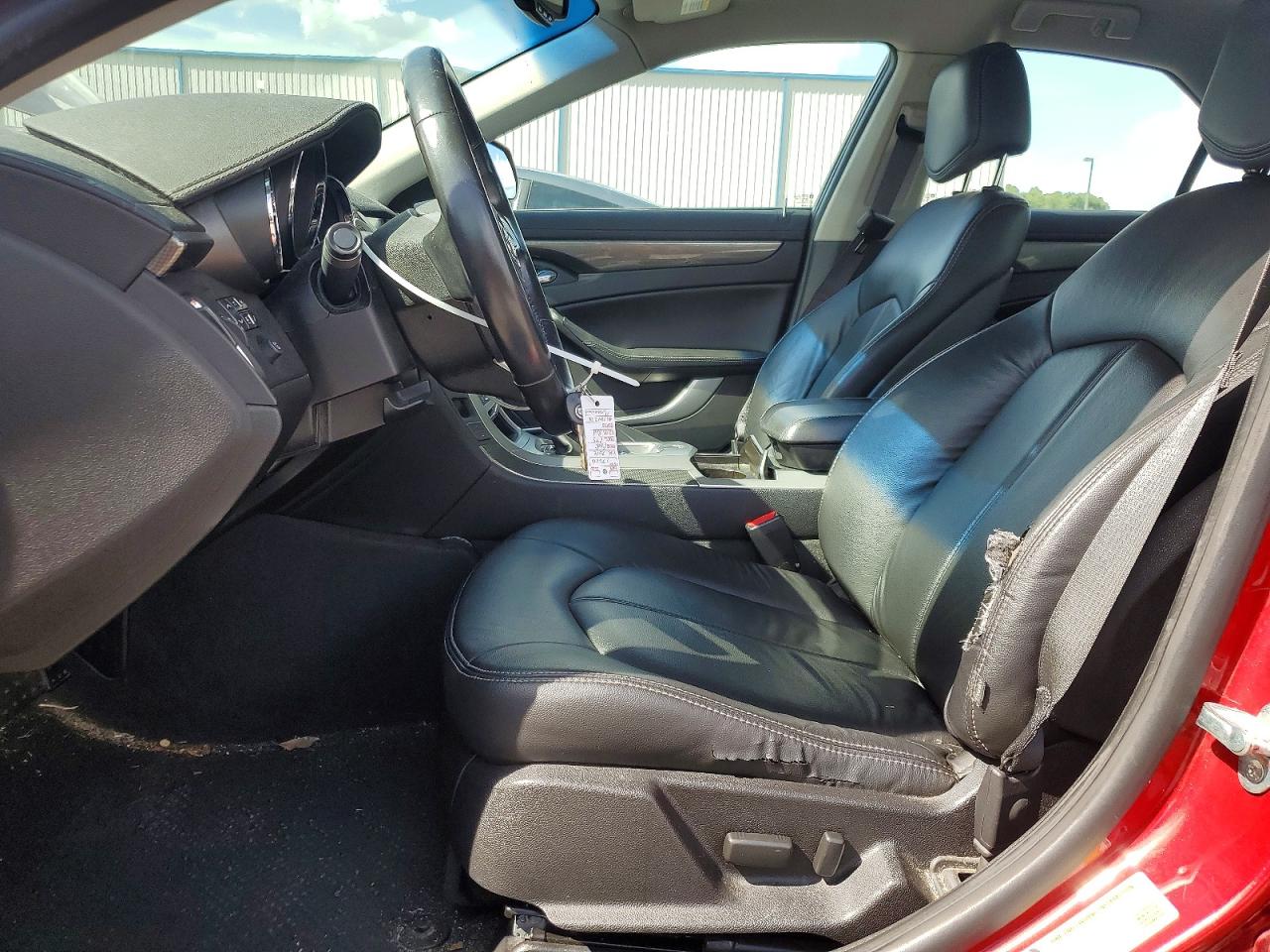 2012 Cadillac Cts Burgundy vin: 1G6DA5E58C0104274