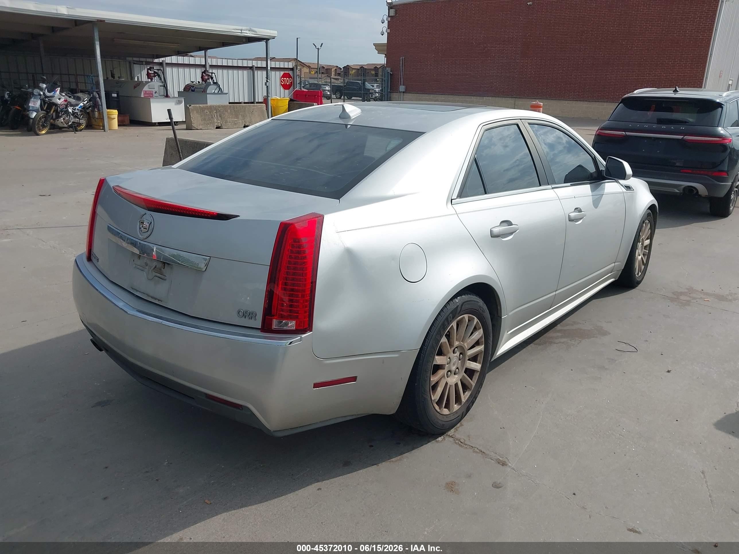 2012 Cadillac Cts Standard Silver vin: 1G6DA5E5XC0116149