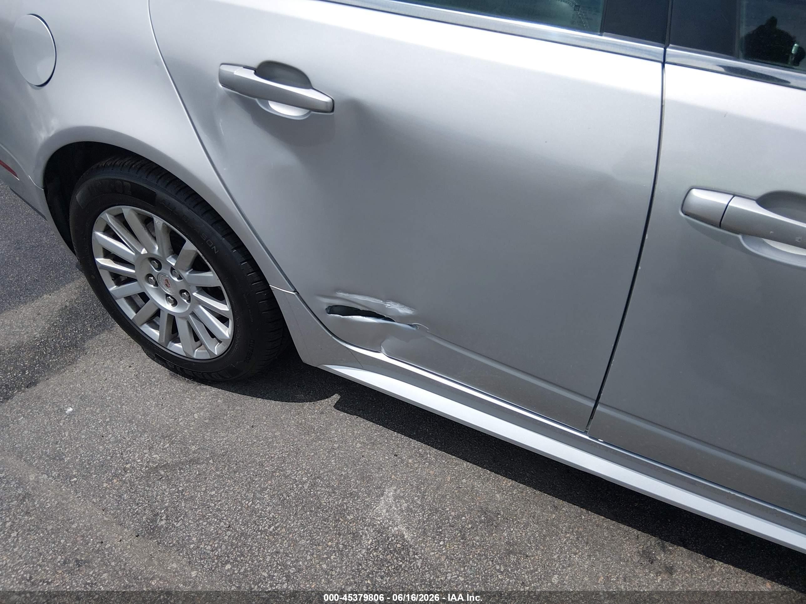 2012 Cadillac Cts Standard Silver vin: 1G6DA5E5XC0142007