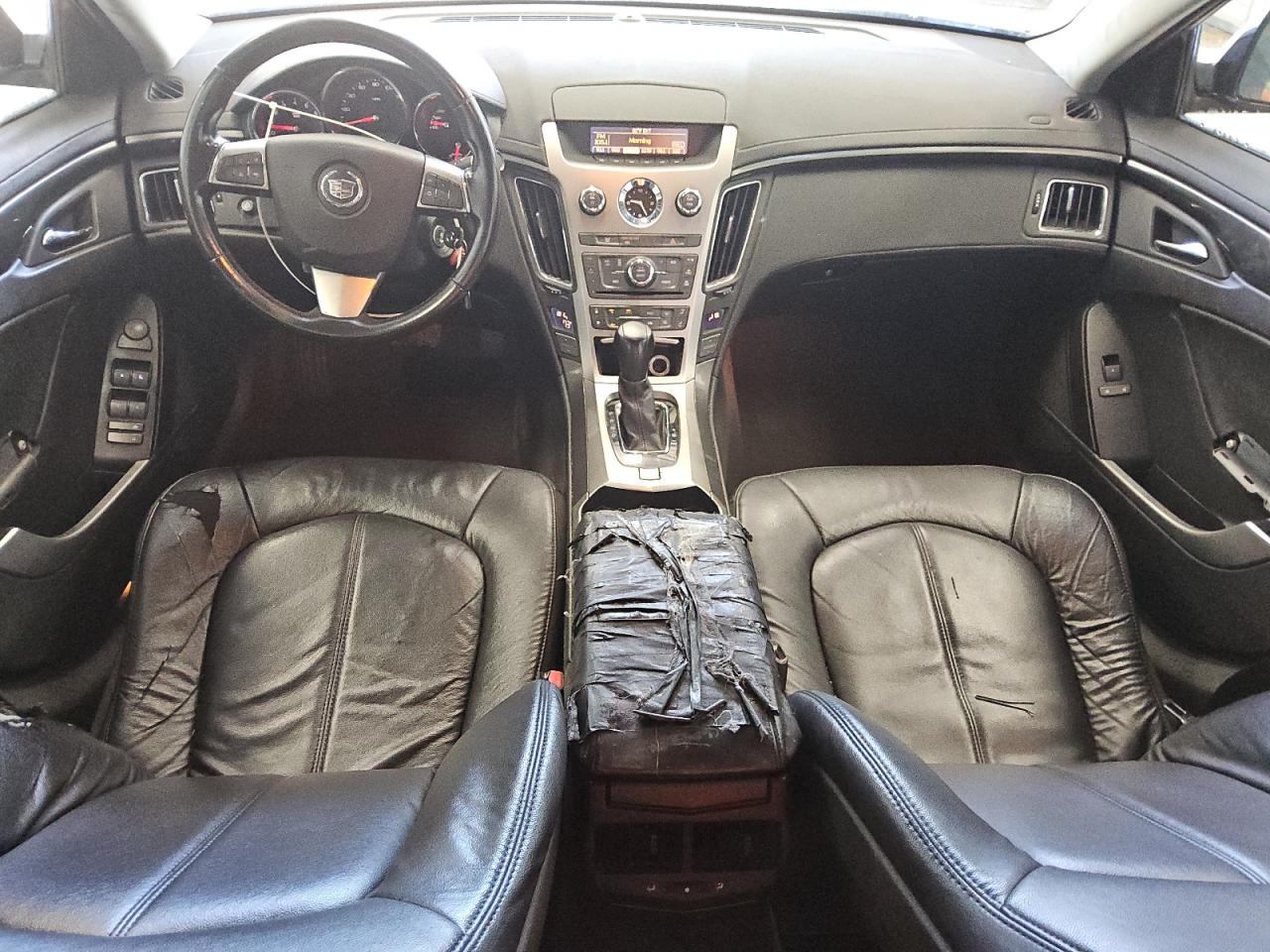 2010 Cadillac Cts Black vin: 1G6DA5EG0A0111928 Damage: Right Front Seat, Worn, Replacement Required